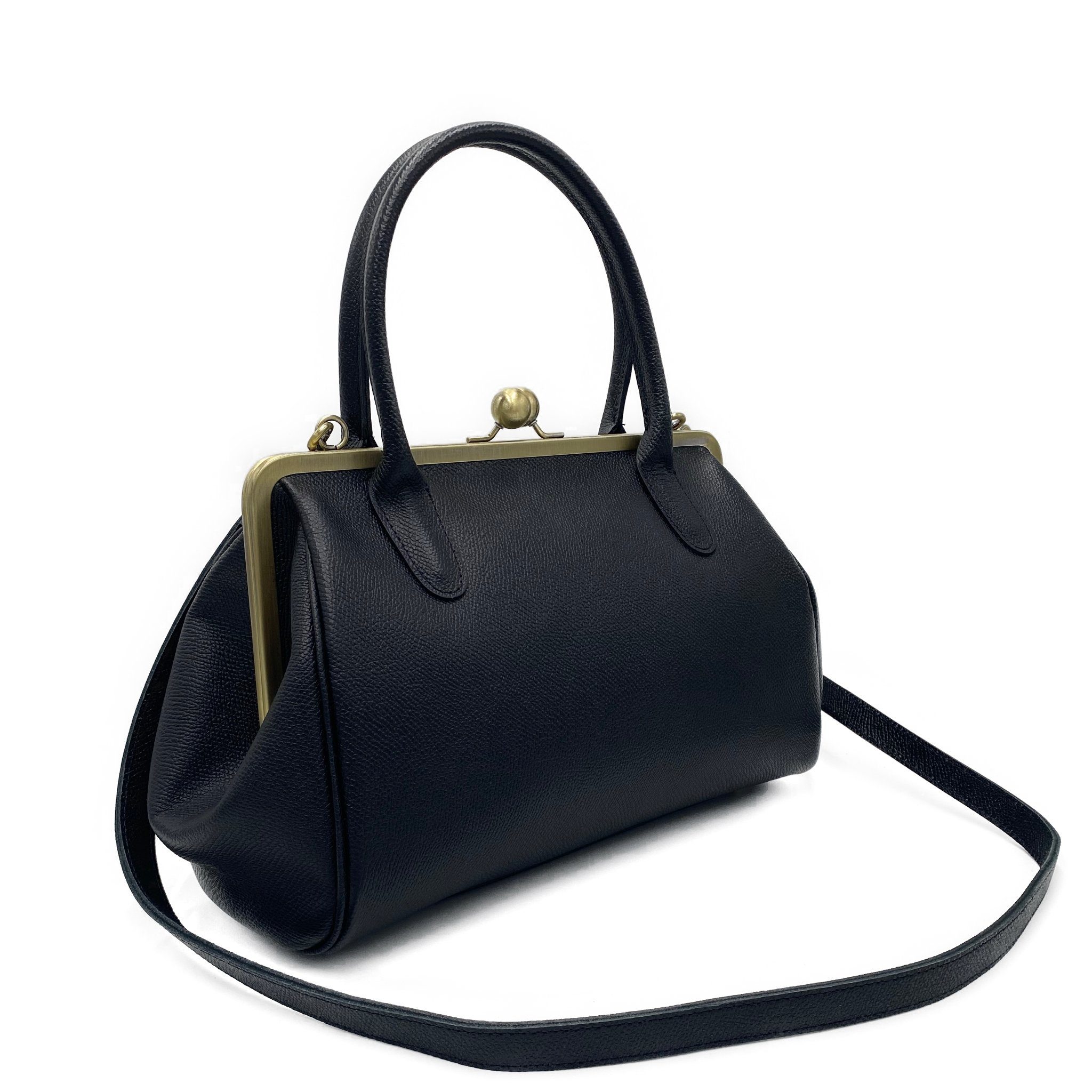 Taschenkinder Henkeltasche Leder Handtasche, Henkeltasche "große Aurelie" Schultertasche Damen, Echtes Leder vom Rind