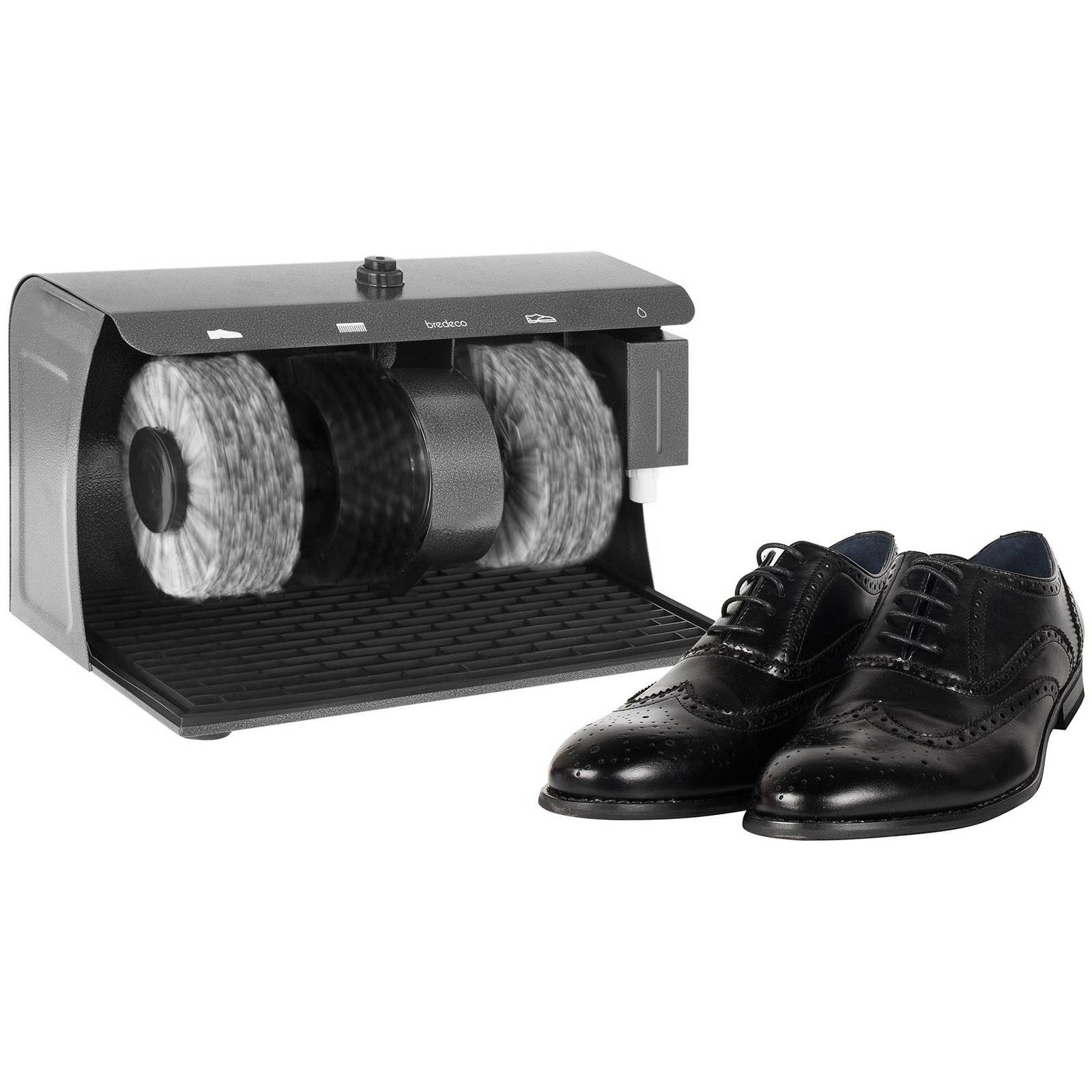 Thumbnail - Bredeco Schuhputzmaschine Schuhputzautomat Schuhputzgerät Schuhputzer Schuhputzstation Elektro