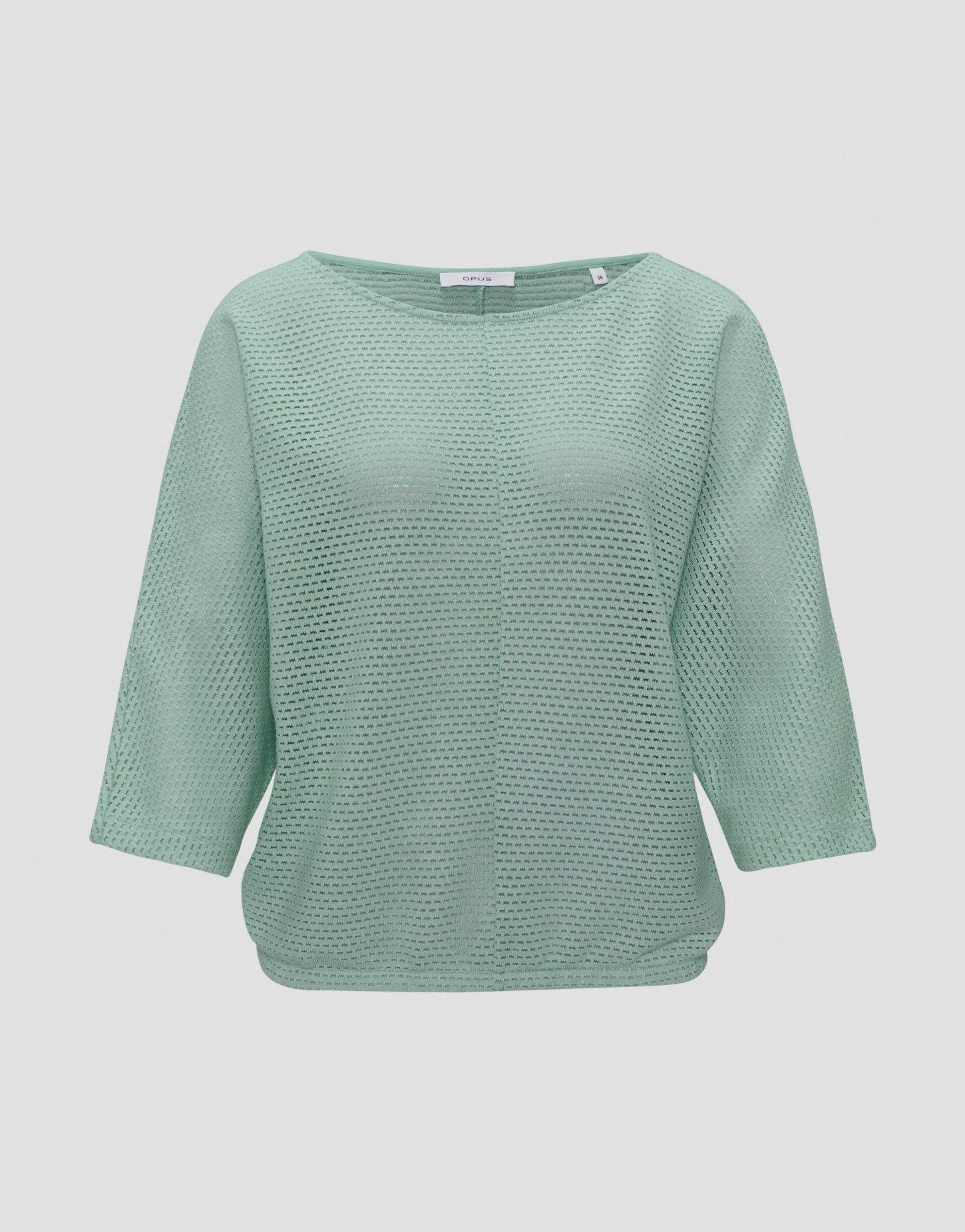 OPUS 3/4-Arm-Shirt Semilia aloe green