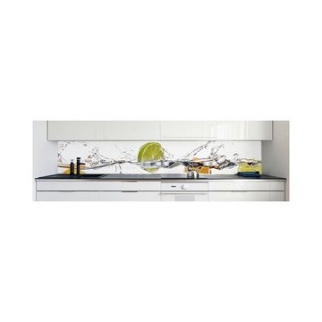 DRUCK-EXPERT Küchenrückwand Küchenrückwand Frucht Wasser Hart-PVC 0,4 mm selbstklebend