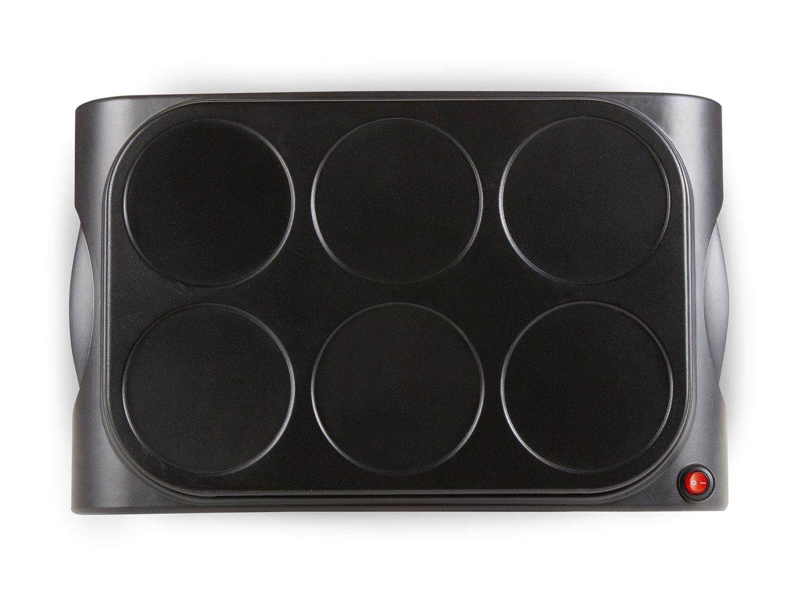 Domo Crêpesmaker, 1000 W, Ø 11.5 cm, 6 süße salzige Pancake Pfannkuchen selber machen Crepes-Eisen Creperie
