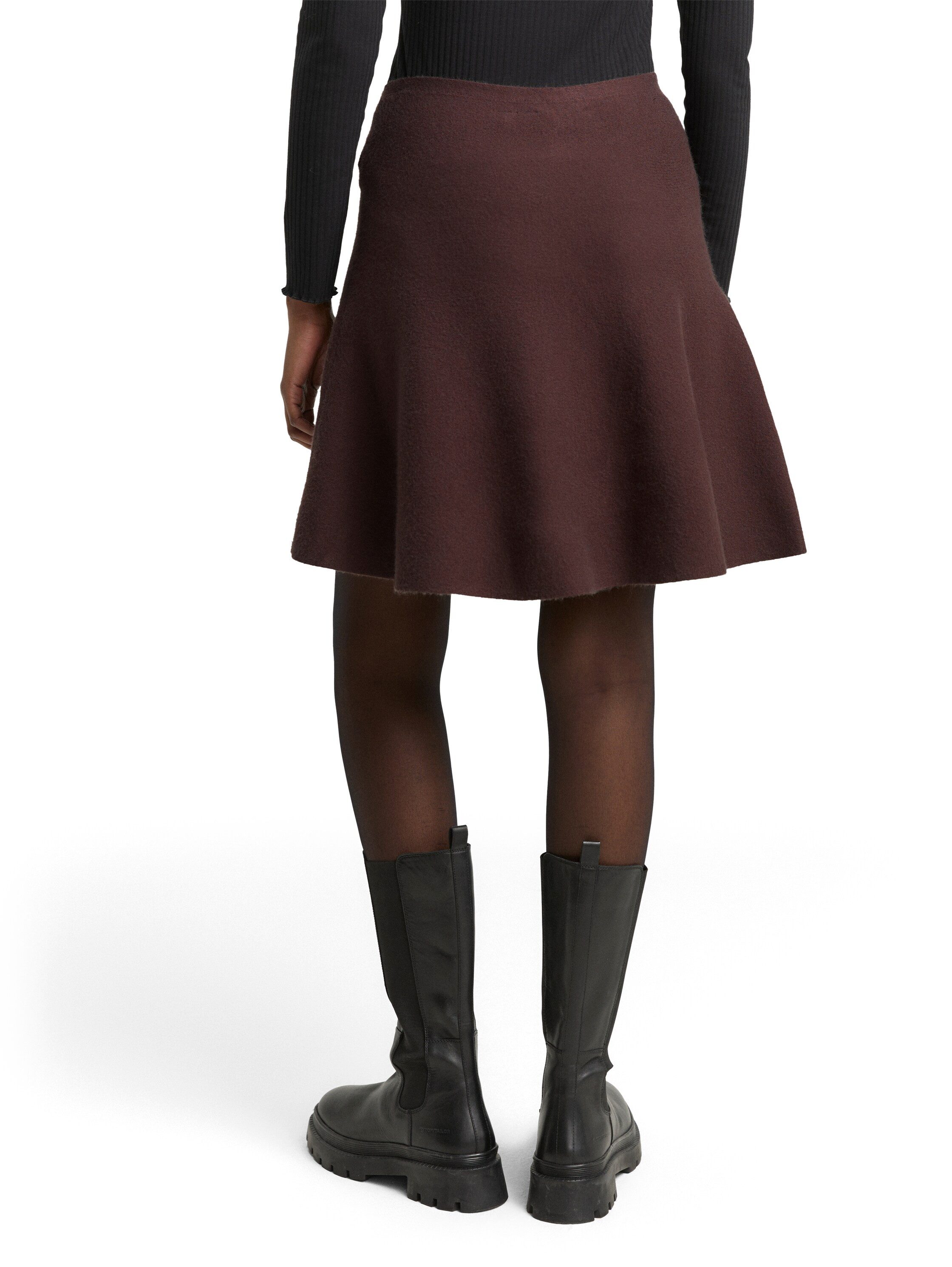 TOM TAILOR Denim Minirock aus Strick günstig online kaufen