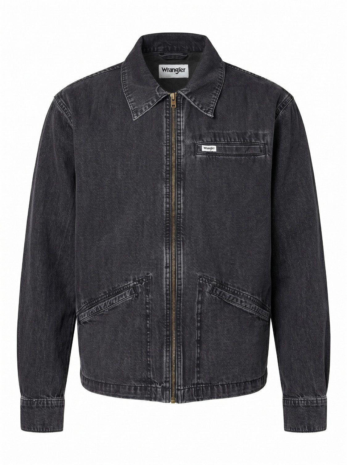 Wrangler Jeansjacke Leicht & Supersoft - RODEO UTILITY JACKET Vintage-Look Denim Jacke