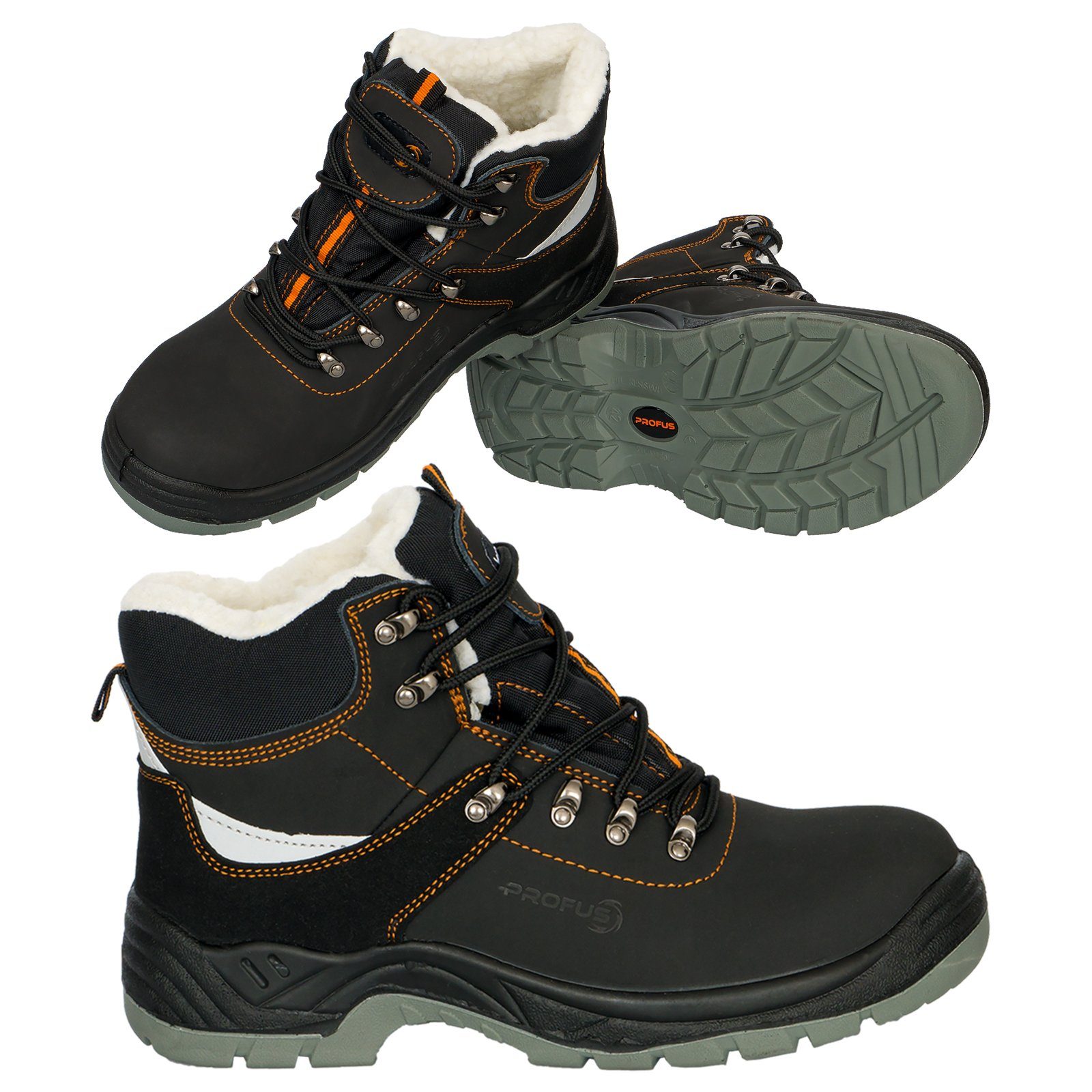 Profus Arbeitsstiefel gefüttert Защитные сапоги Warme Arbeitsschuhe S3 Arbeitsschuh