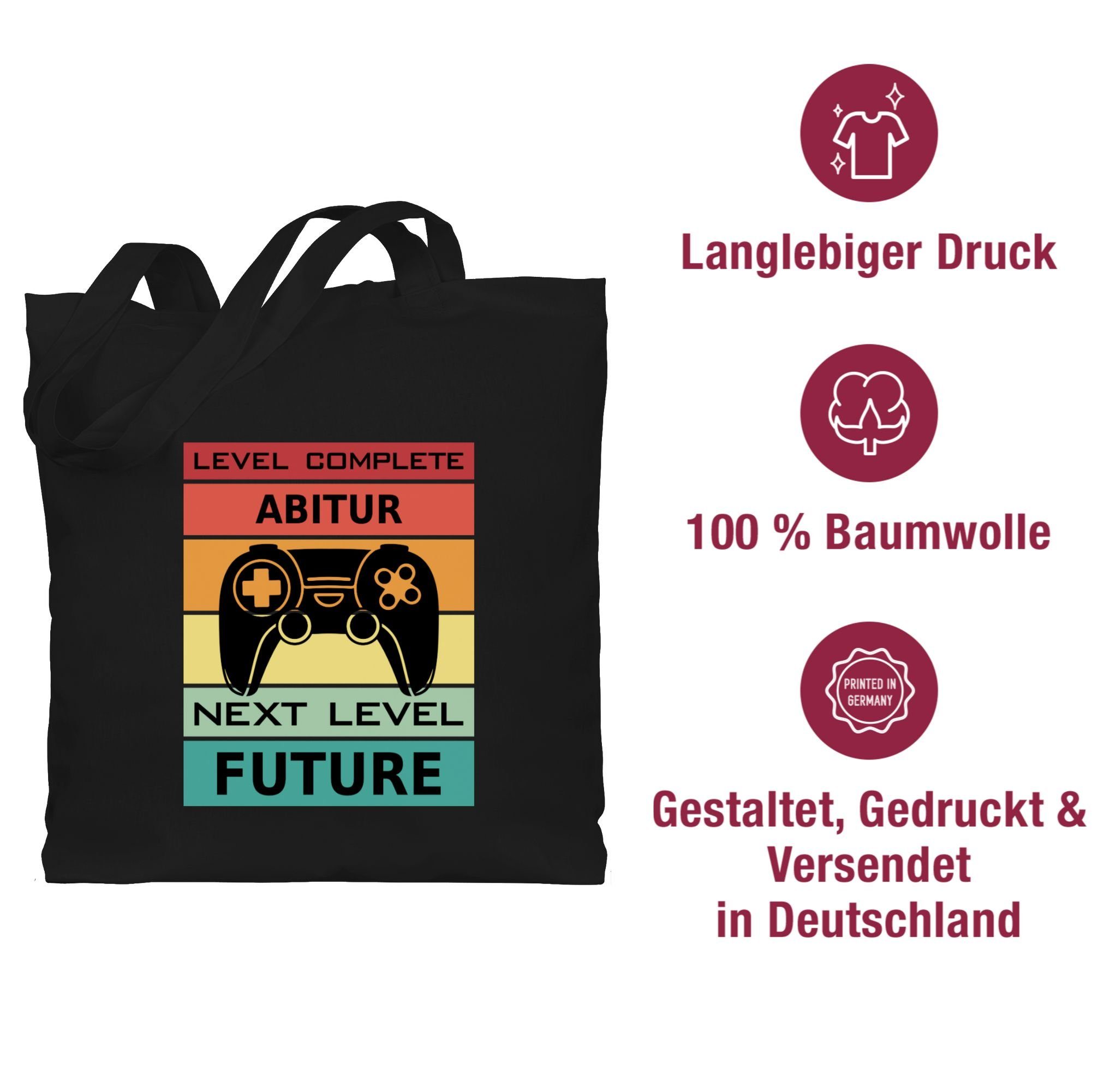 - Abitur Future Abitur Complete & 1 Shirtracer Abschluss Abschlus, Geschenk Geschenk Level Umhängetasche Abitur Abi Level Schwarz Next 2024