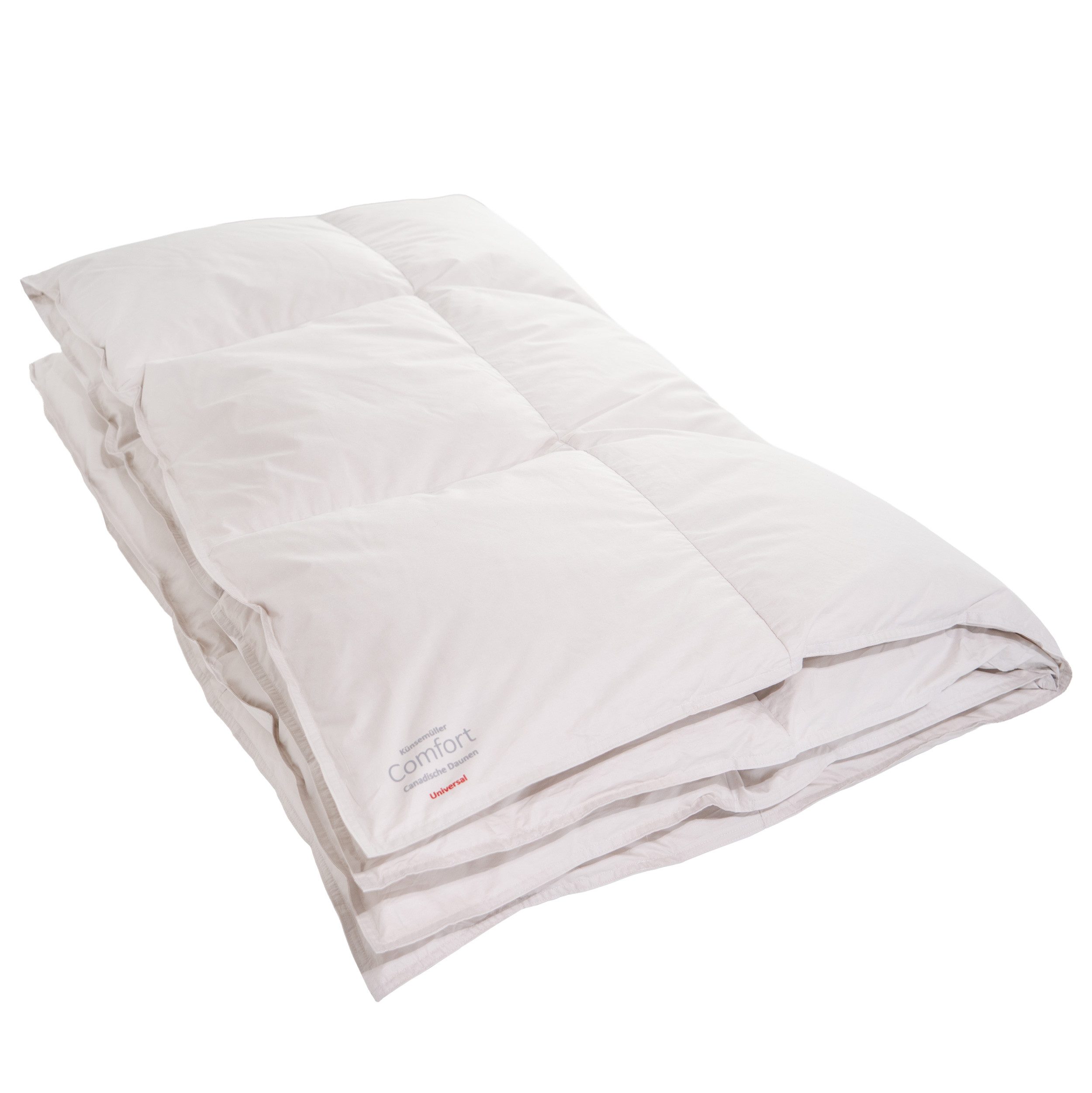 KÜNSEMÜLLER Daunenbettdecke Comfort, Füllung: 90% Daunen, 10% Federn - weiß günstig online kaufen
