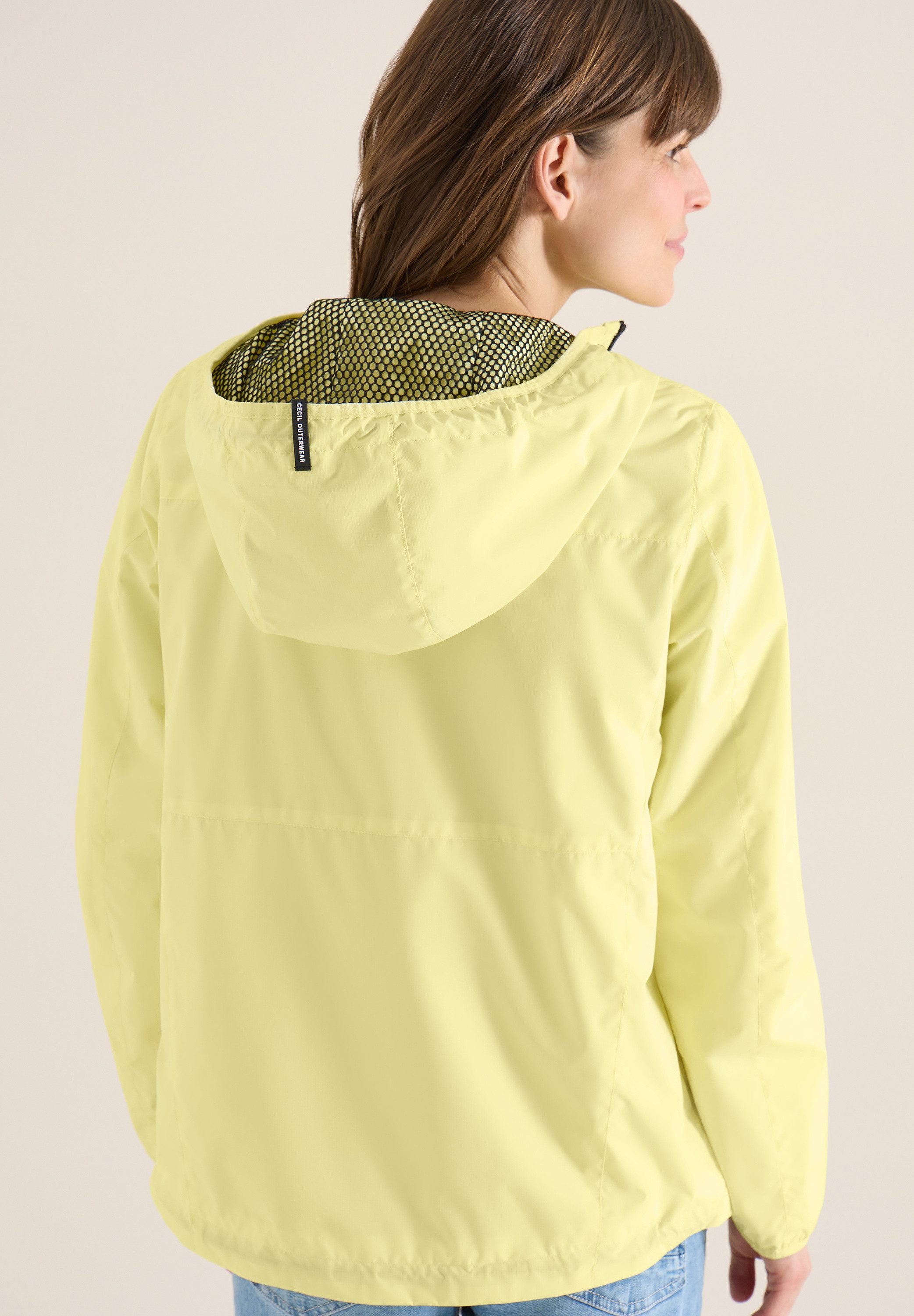 CECIL Softshelljacke mit Kapuze und Tunnelzug