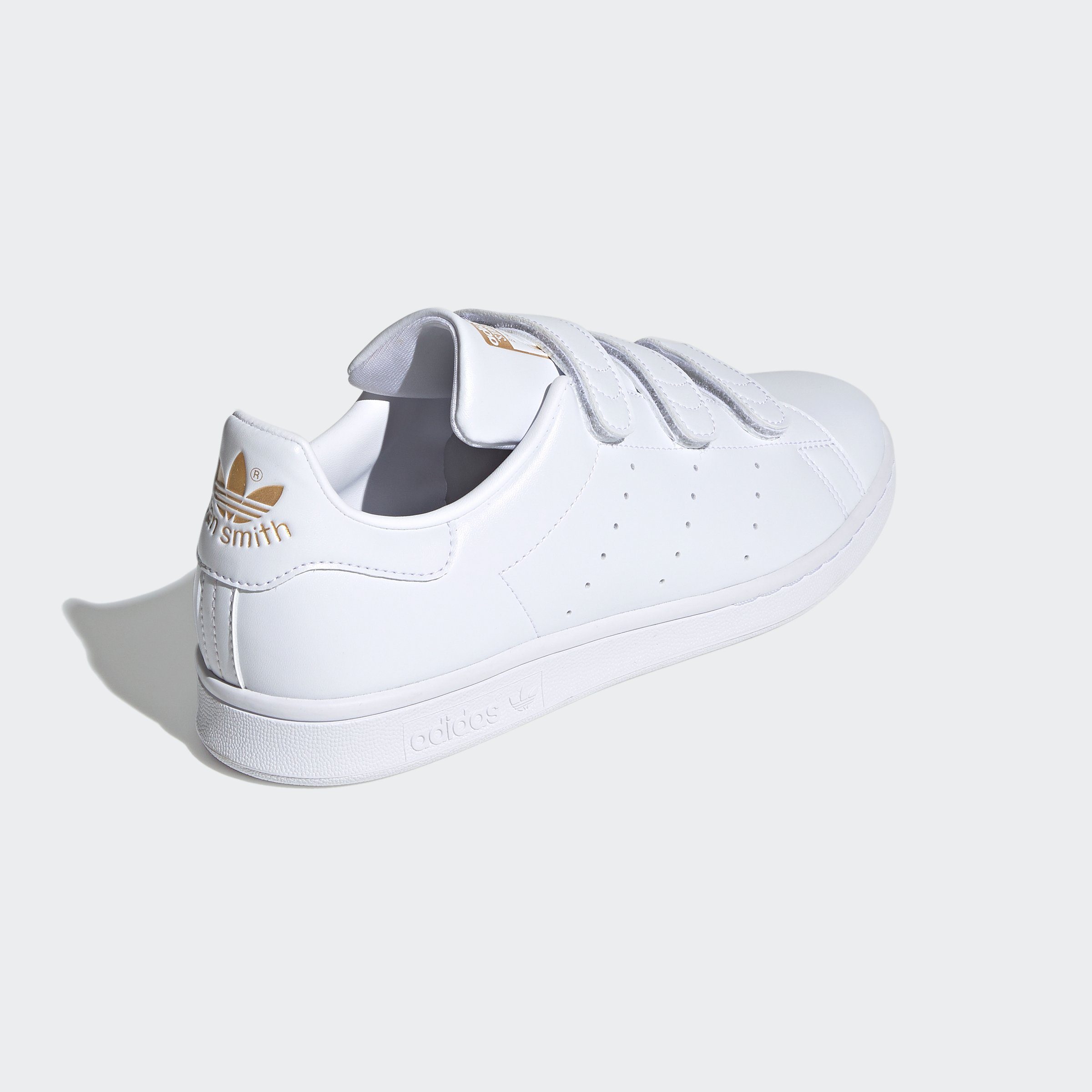 Metallic / adidas SMITH Gold Cloud Cloud Sneaker White Originals / White STAN