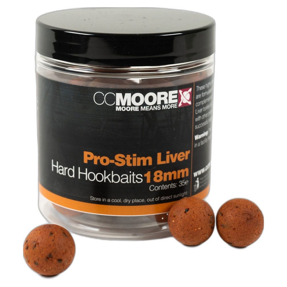 CC Moore Fischboilies Pro-Stim Liver Hard Hookbaits 18mm (35)