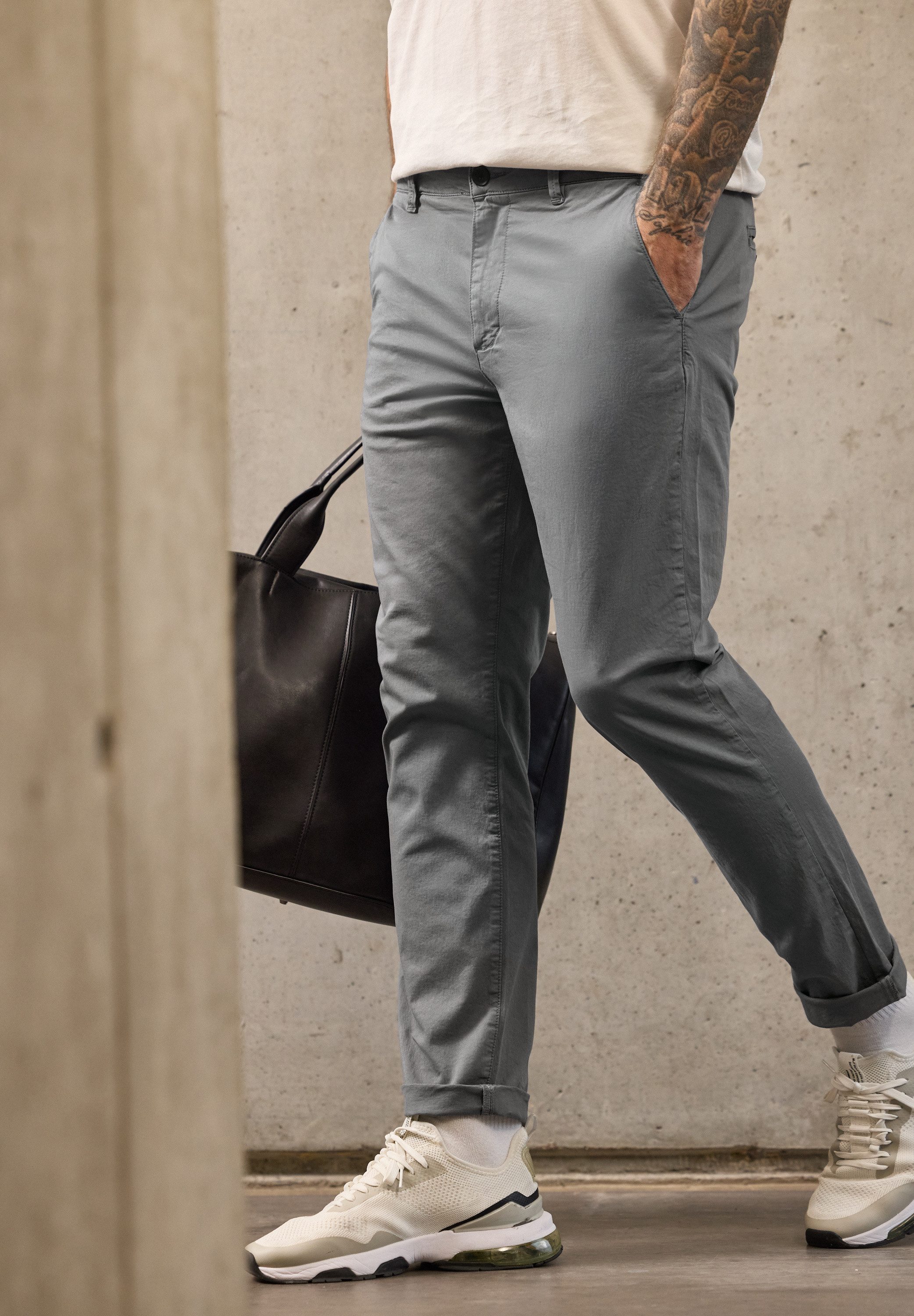 STREET ONE MEN Chinohose Middle Waist