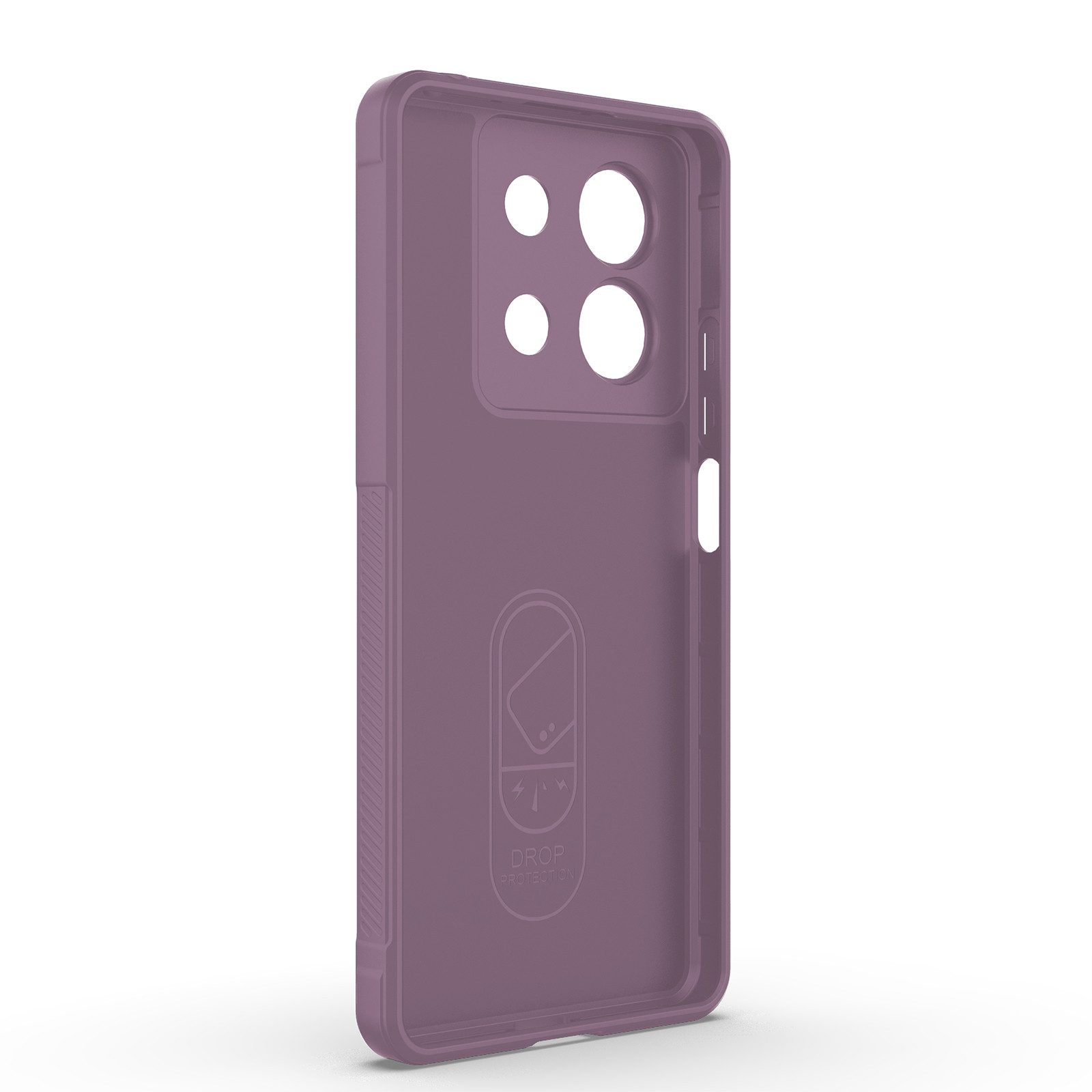 Tec-Expert Handyhülle Cover Hülle für Xiaomi Redmi Note 13 5G 6.67 Zoll, 6.67", Case mit Griffzonen und Mikrofaser Inlay