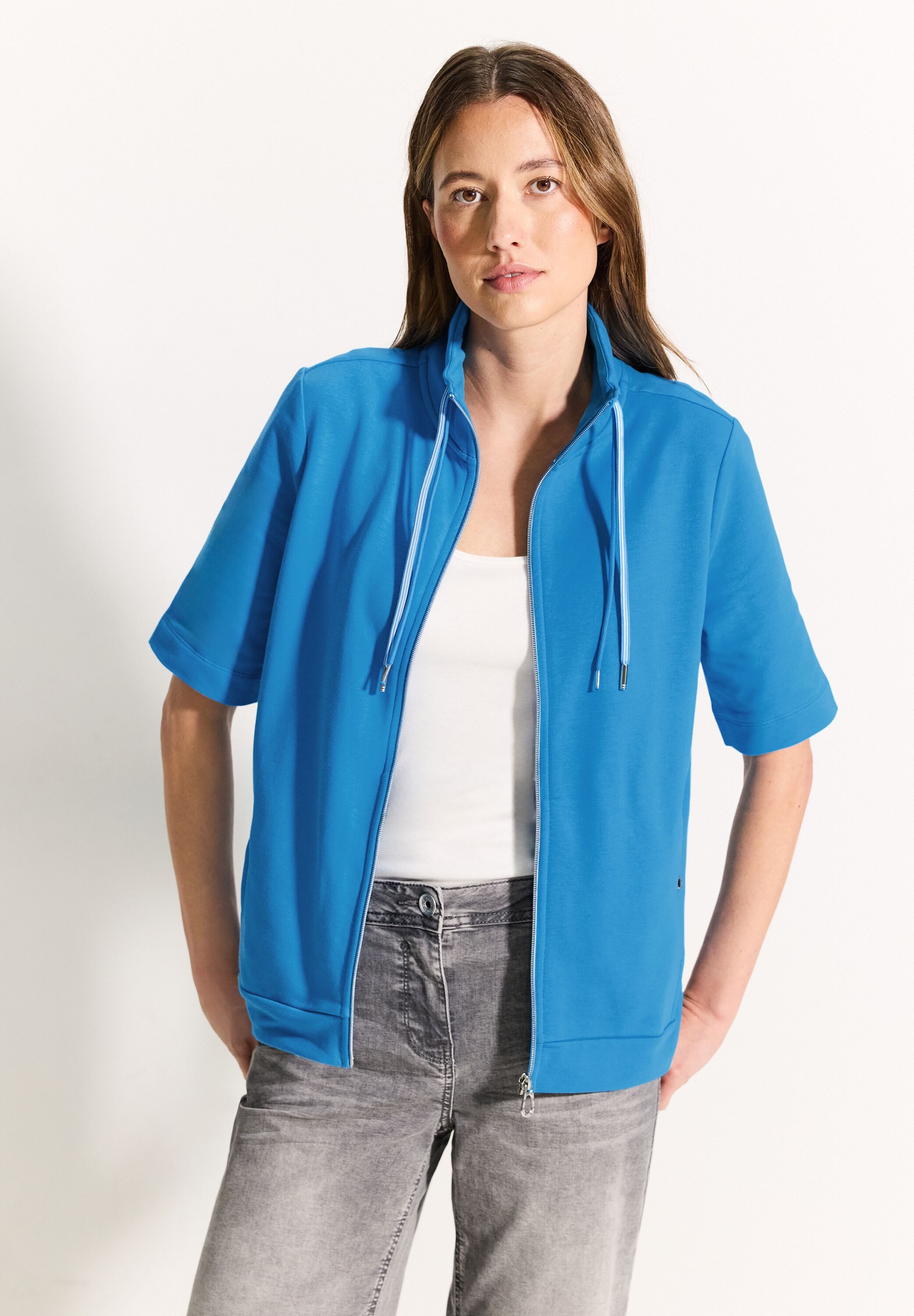 CECIL Cardigan aus Baumwolle mit Stretchanteil