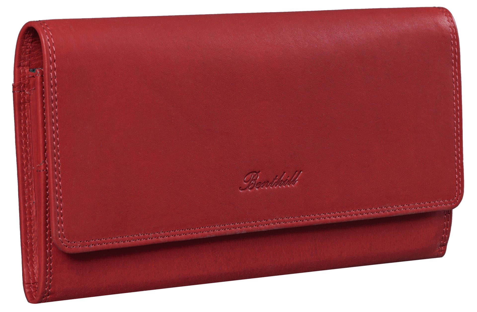 Benthill Brieftasche Echt Leder Portemonnaie Reisebrieftasche günstig online kaufen