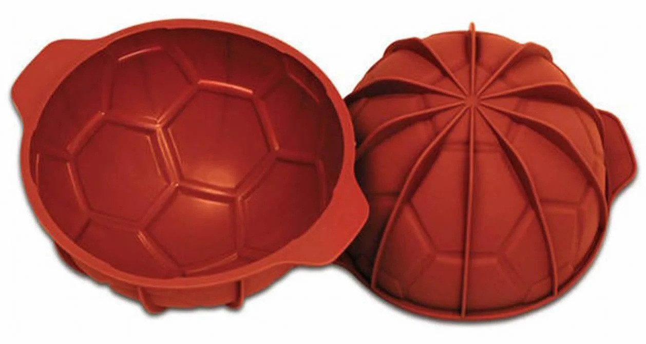 Silikomart Silikonform Motivbackform Kuchenform Dessertform Fussball/Rose/Charlotte/Herz/Bär