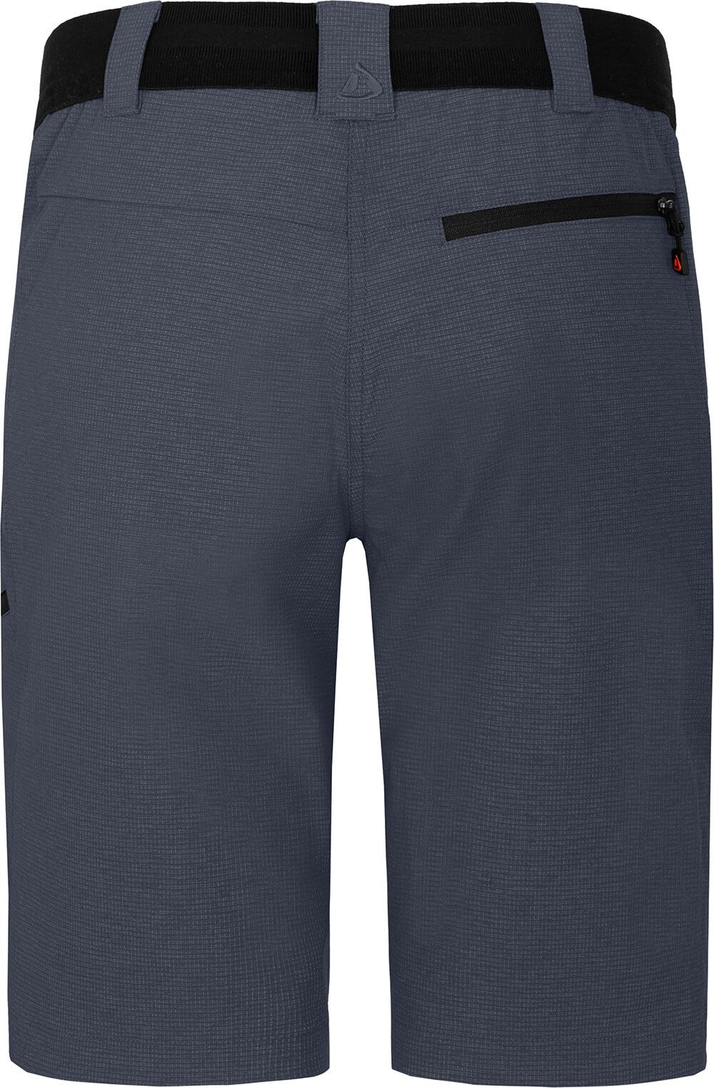 Bergson Outdoorhose PORI Bermuda Damen Wandershorts, robust, elastisch, Normalgrößen, grau/blau