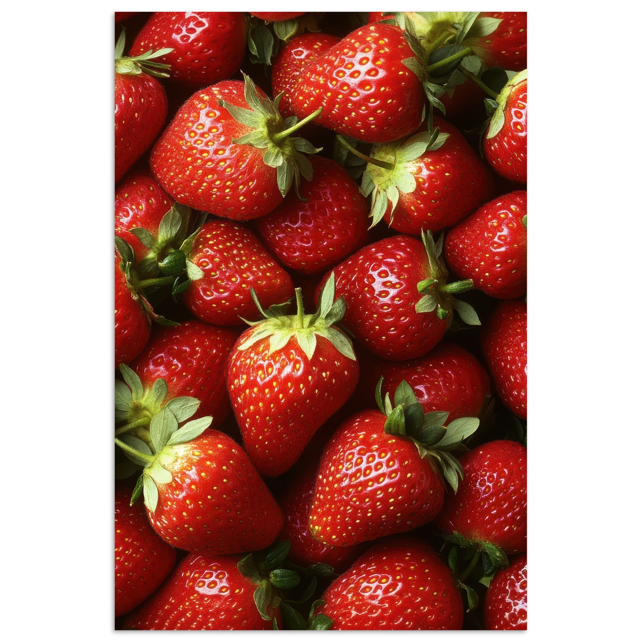 MuchoWow Poster Erdbeere - Obst - günstig online kaufen