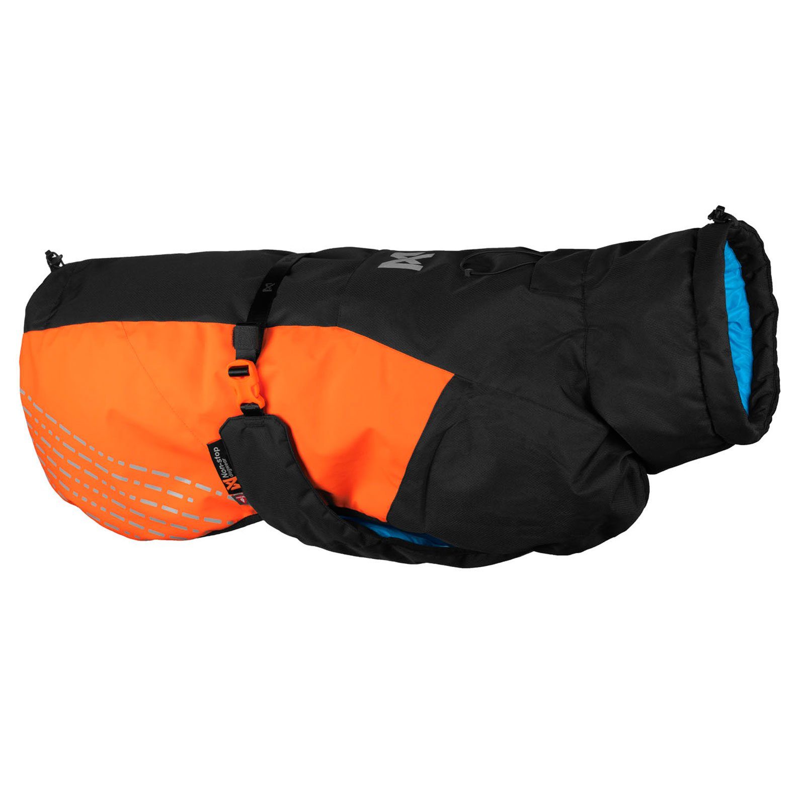 Non-stop dogwear Для собакmantel GLACIER JACKET 2.0 schwarz/orange, Eine leichte und funktionelle, warme Для собакjacke