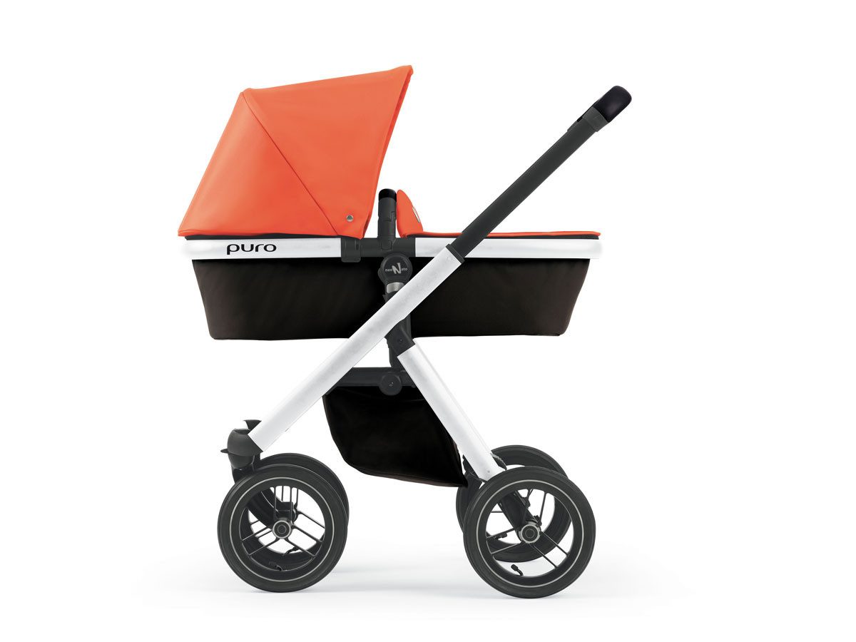 CAM Kombi-Kinderwagen Puro Urban Kombi-Kinderwagen 2 in1 inkl. Regenschutz und Wickeltasche