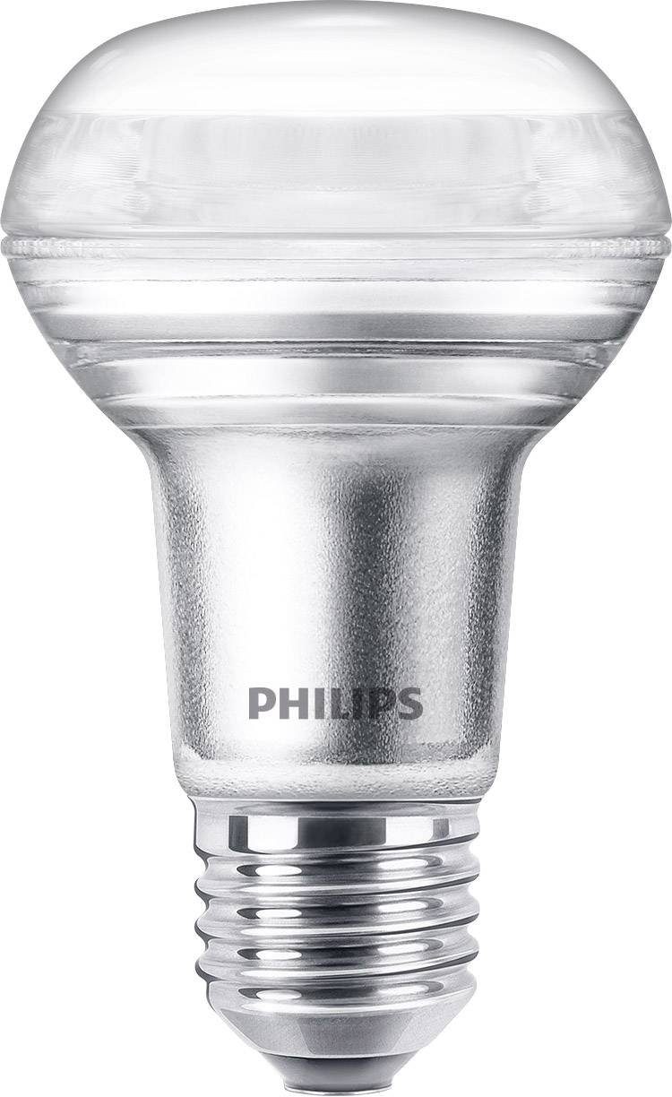 Philips Philips LED E27 R63 Birne 3W = 40W Glas 36° 210lm Warmweiß 2700K LED-Leuchtmittel,  E27