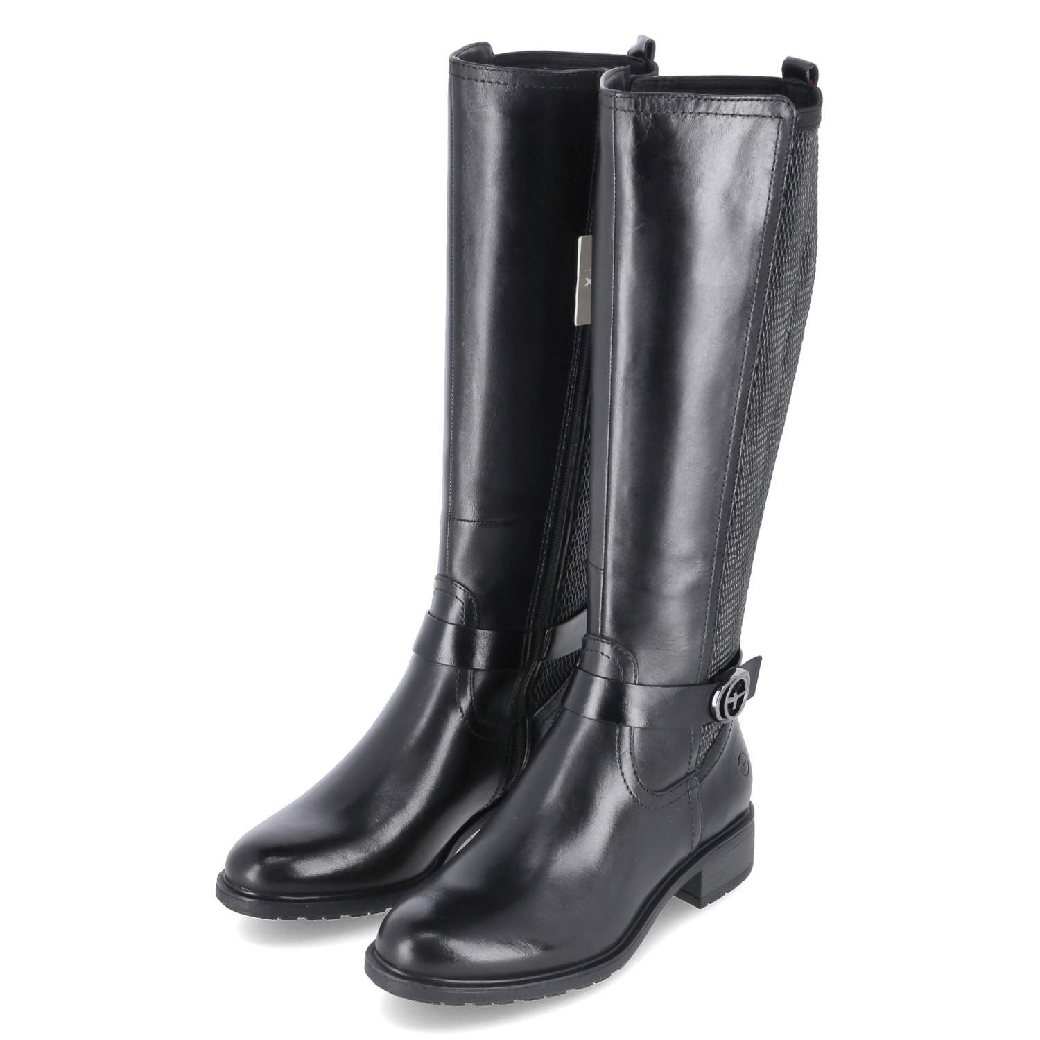 Tamaris Tamaris 1-25618-43/001 Damen Leder und Synthetik schwarz Stiefel günstig online kaufen