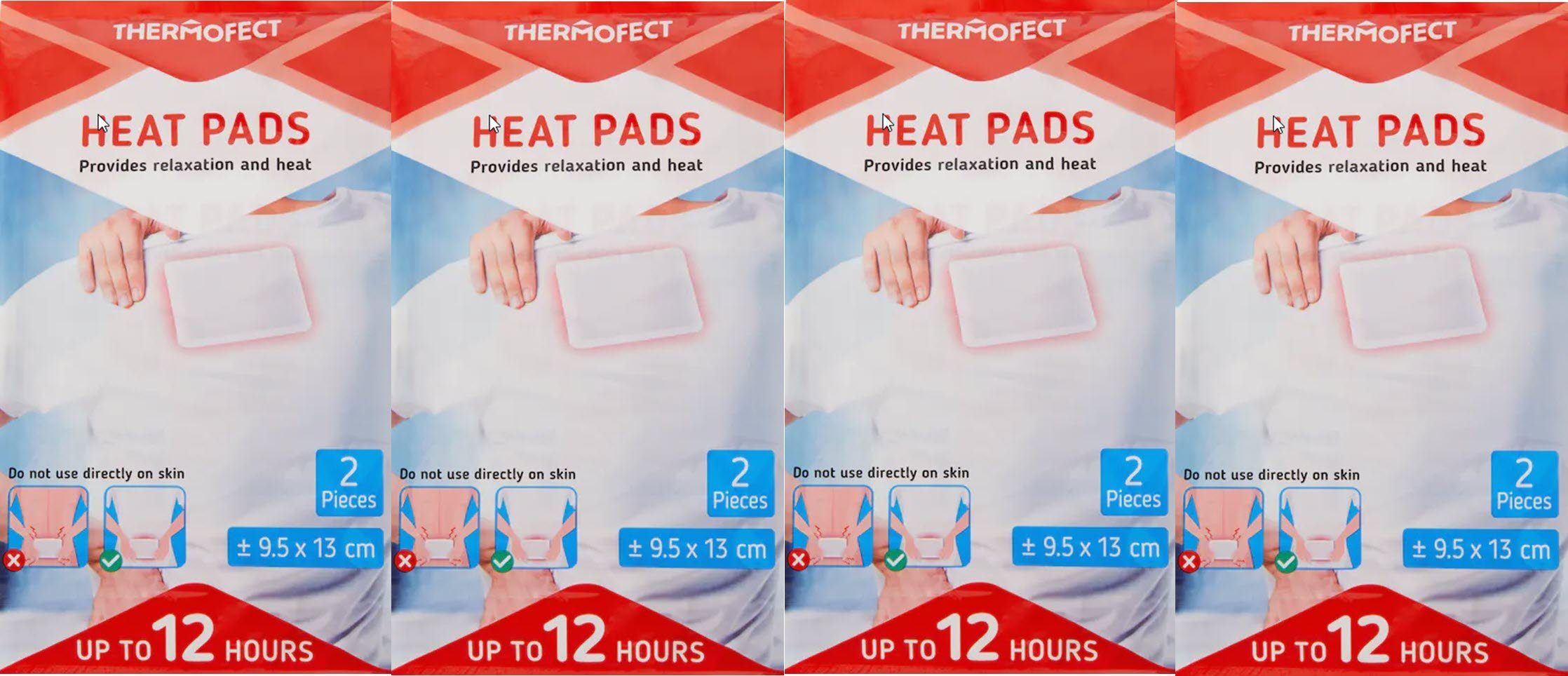 Spectrum Wärmekissen Wärmekissen 8 Stück 10 x 13 cm Wärmepads, (8-tlg)