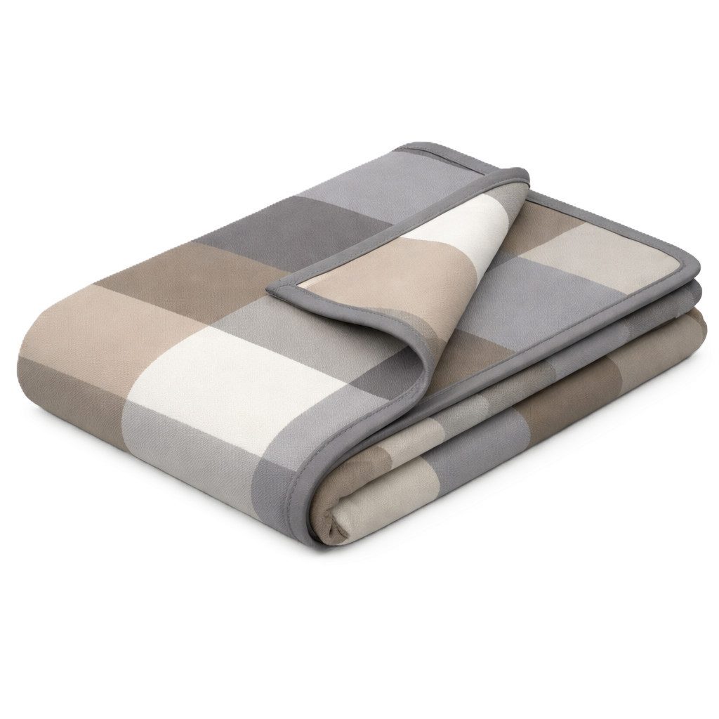 Wohndecke Cotton Home, Biederlack, Karo-Motiv, Timeless günstig online kaufen