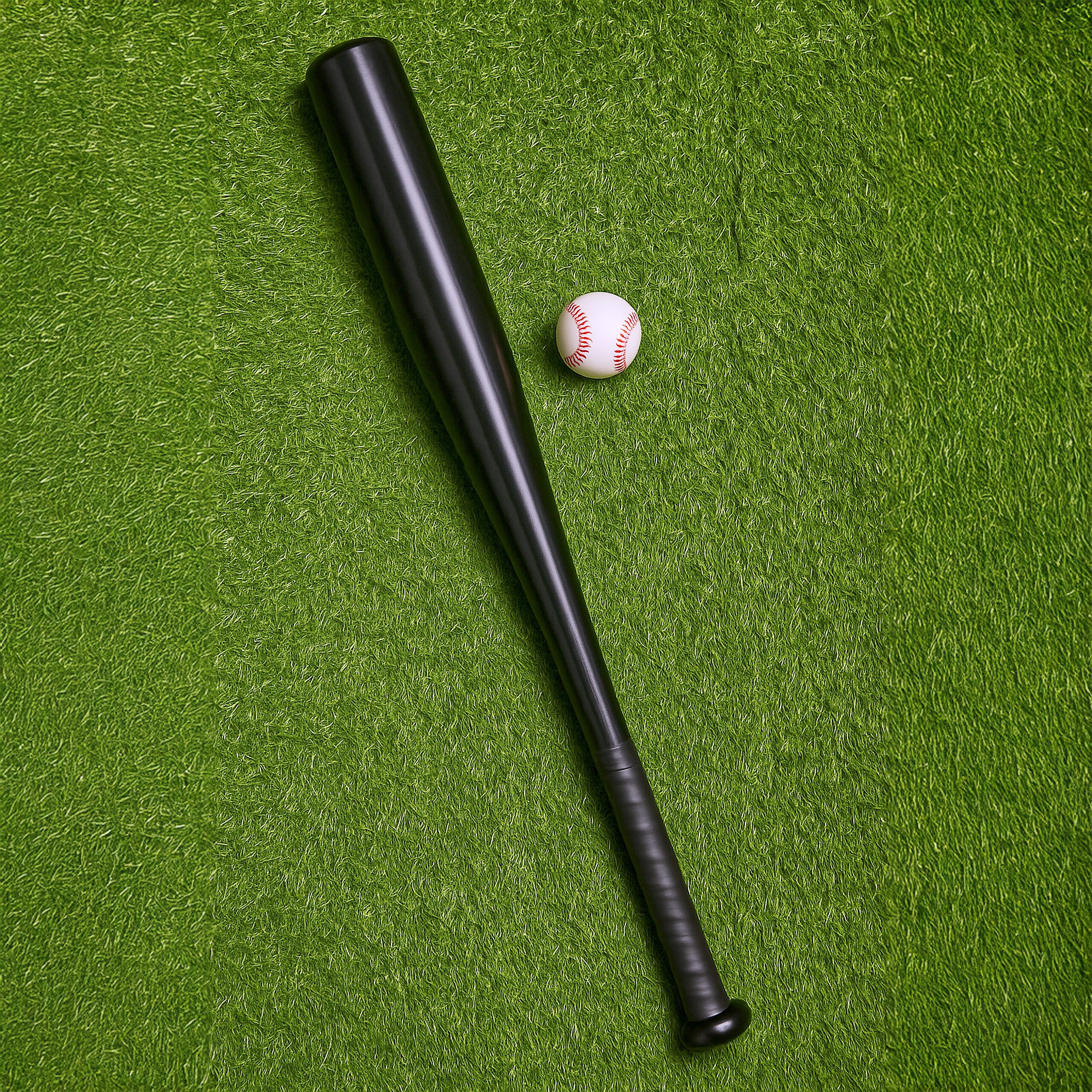 relaxdays Baseballschläger 18" Aluminium, Aluminium, 5 ", (1 St), schwarz