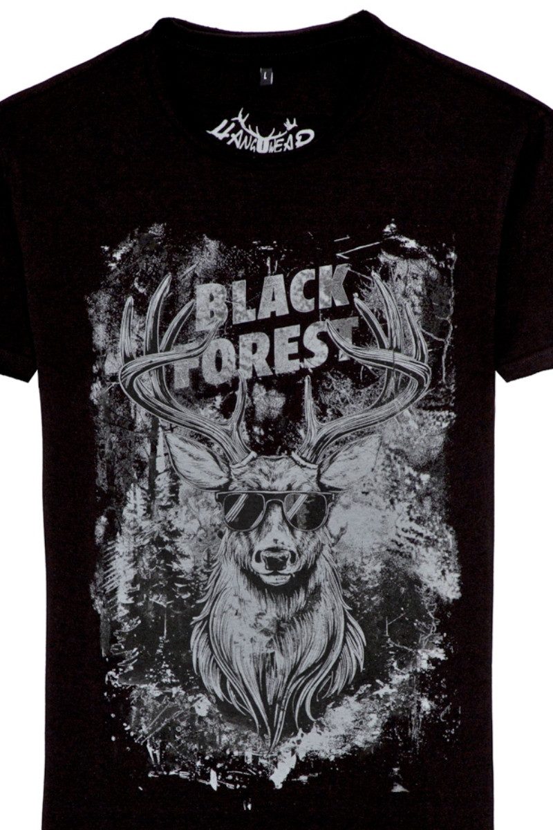 Hangowear Trachtenshirt Trachtenshirt Herren - GOSWIN - schwarz günstig online kaufen