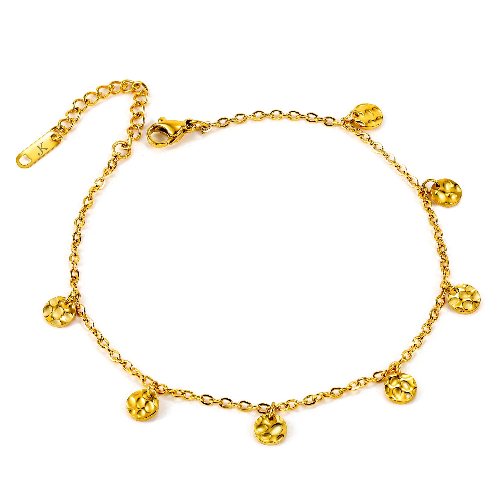 Kim Johanson Fußkette Kreise, mit Plättchen günstig online kaufen