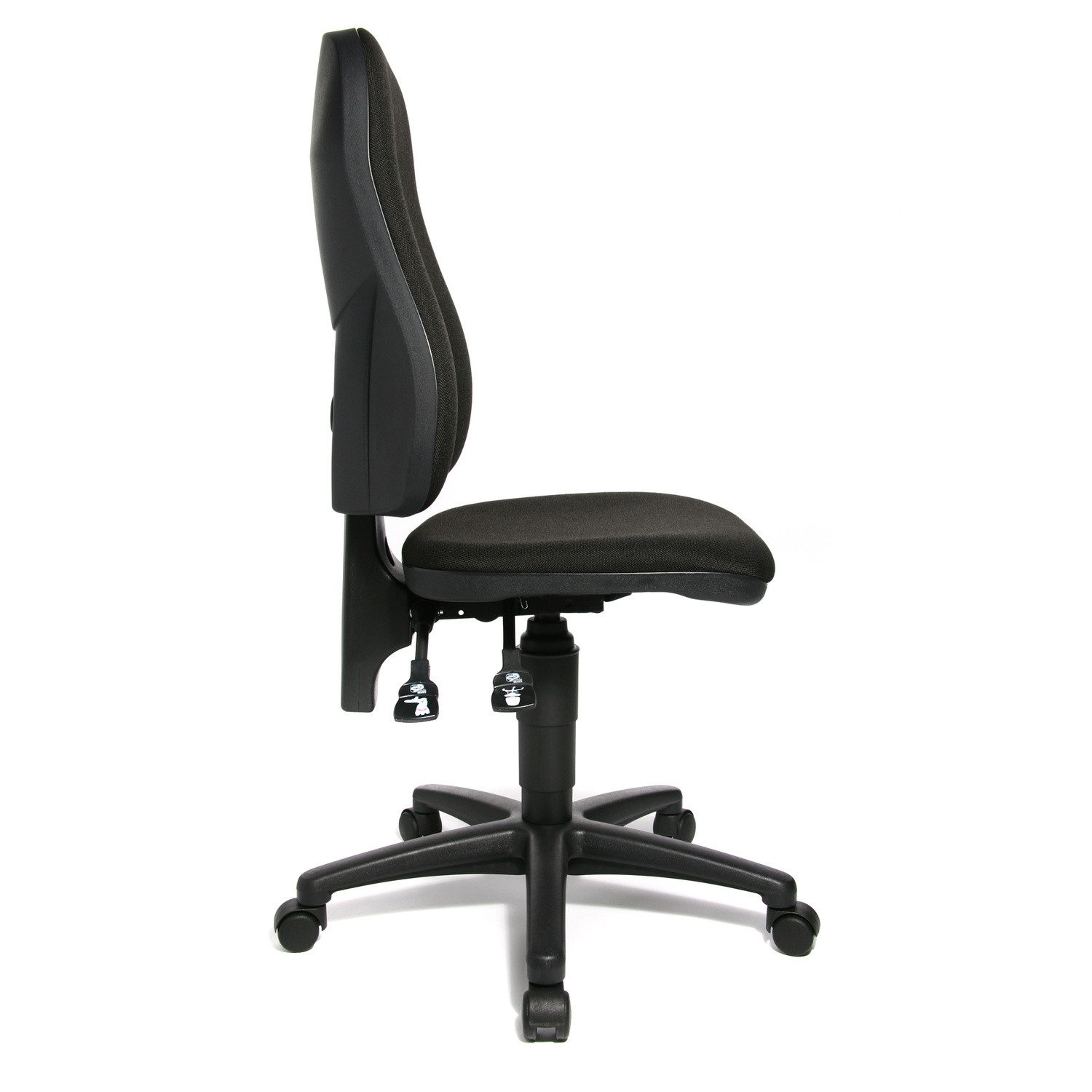 TOPSTAR Drehstuhl Home Office Bürostuhl Point 60 Stoff (1 St), Schreibtischsessel, Drehbarer Schreibtischstuhl