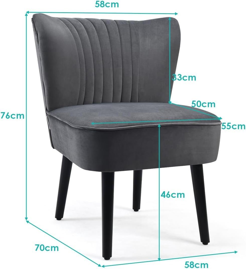 KOMFOTTEU Polsterstuhl Relaxsessel (2er Set), mit günstig online kaufen