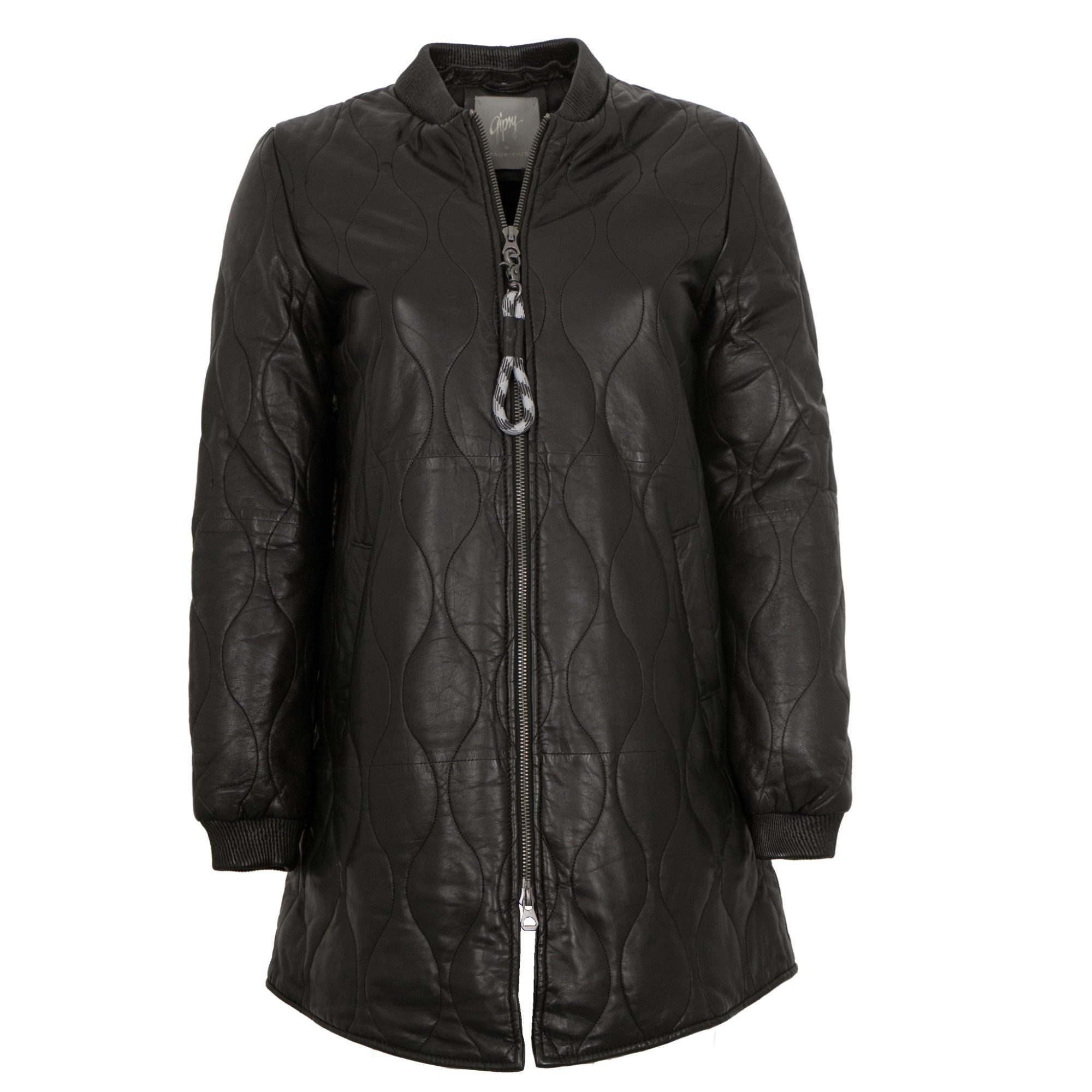 Gipsy by Mauritius Lederjacke GWArjeta Gipsy by Mauritius - Damen Ledermantel Lammnappa schwarz