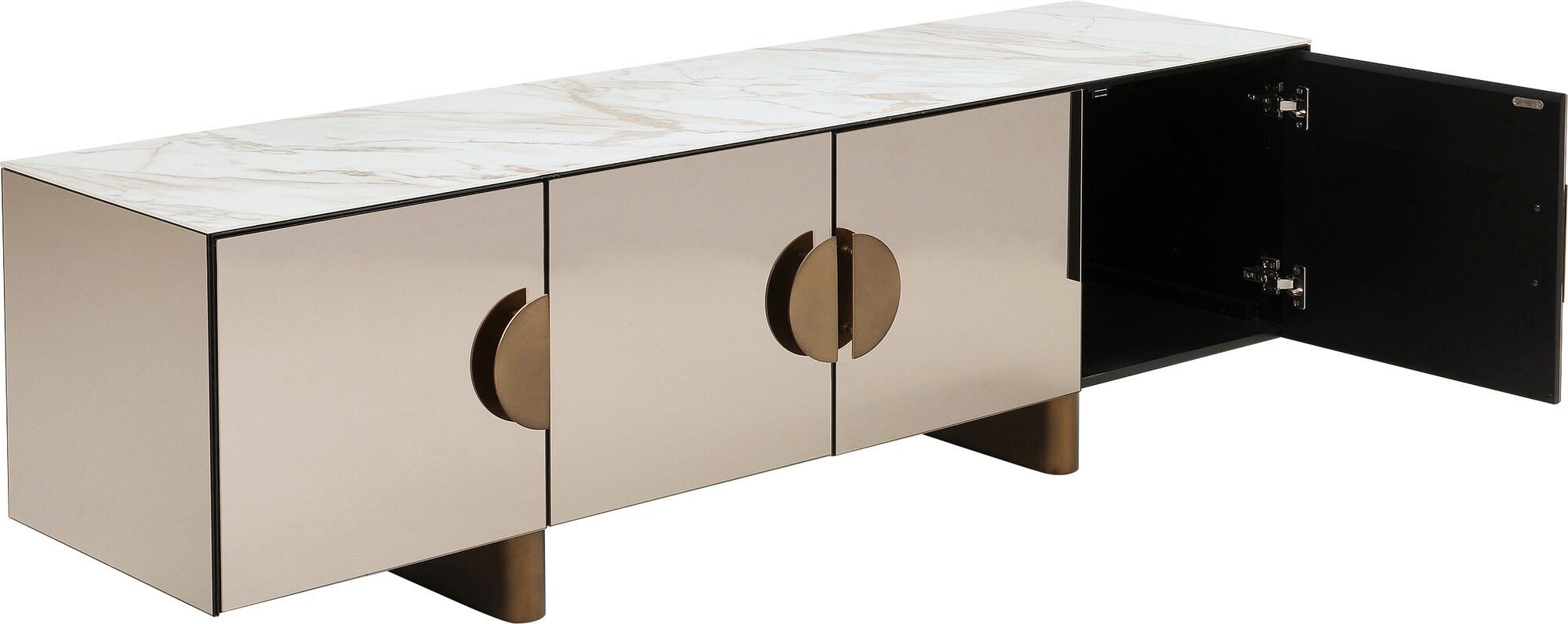 Kare Design Lowboard Lunar, verspiegelt, Breite 180 cm