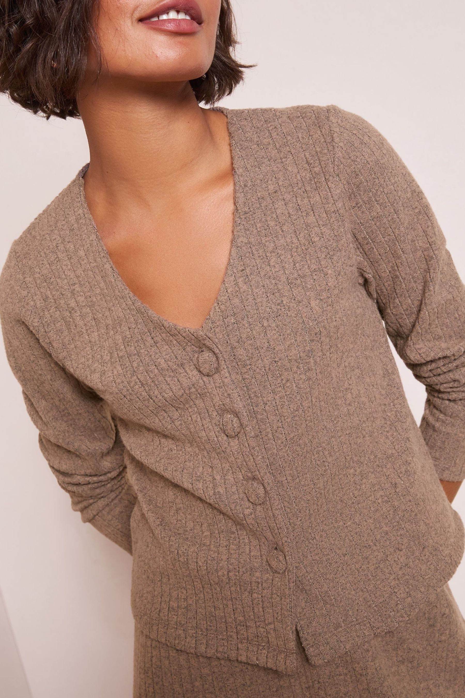 Friends Like These Cardigan Friends Like These Gerippte Strickjacke (1-tlg)