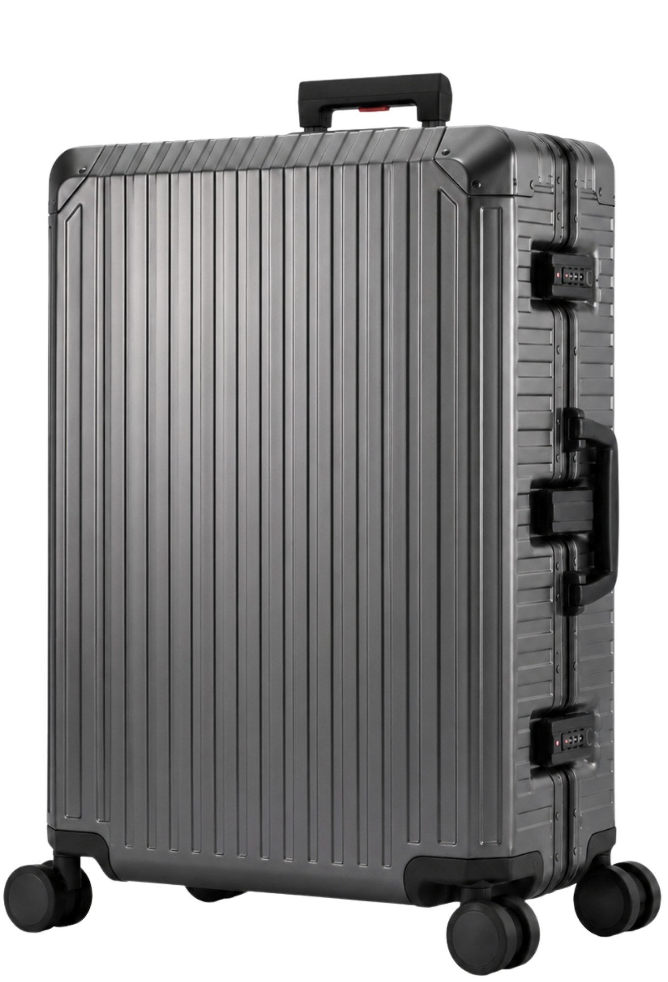 Travelhouse Koffer 100% Aluminium TOKYO XL - verschiedene Farben, 4 Rollen, mit stabilem Aluminium-Gehäuse und verstärkten Ecken
