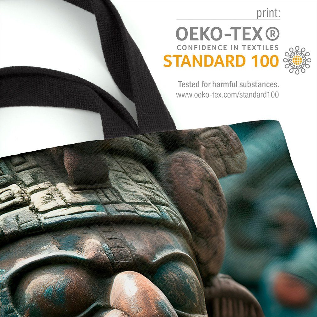VOID Henkeltasche (1-tlg), Azteken Gottheit Mexiko mexiko Statue urlaub gott reise statue touris