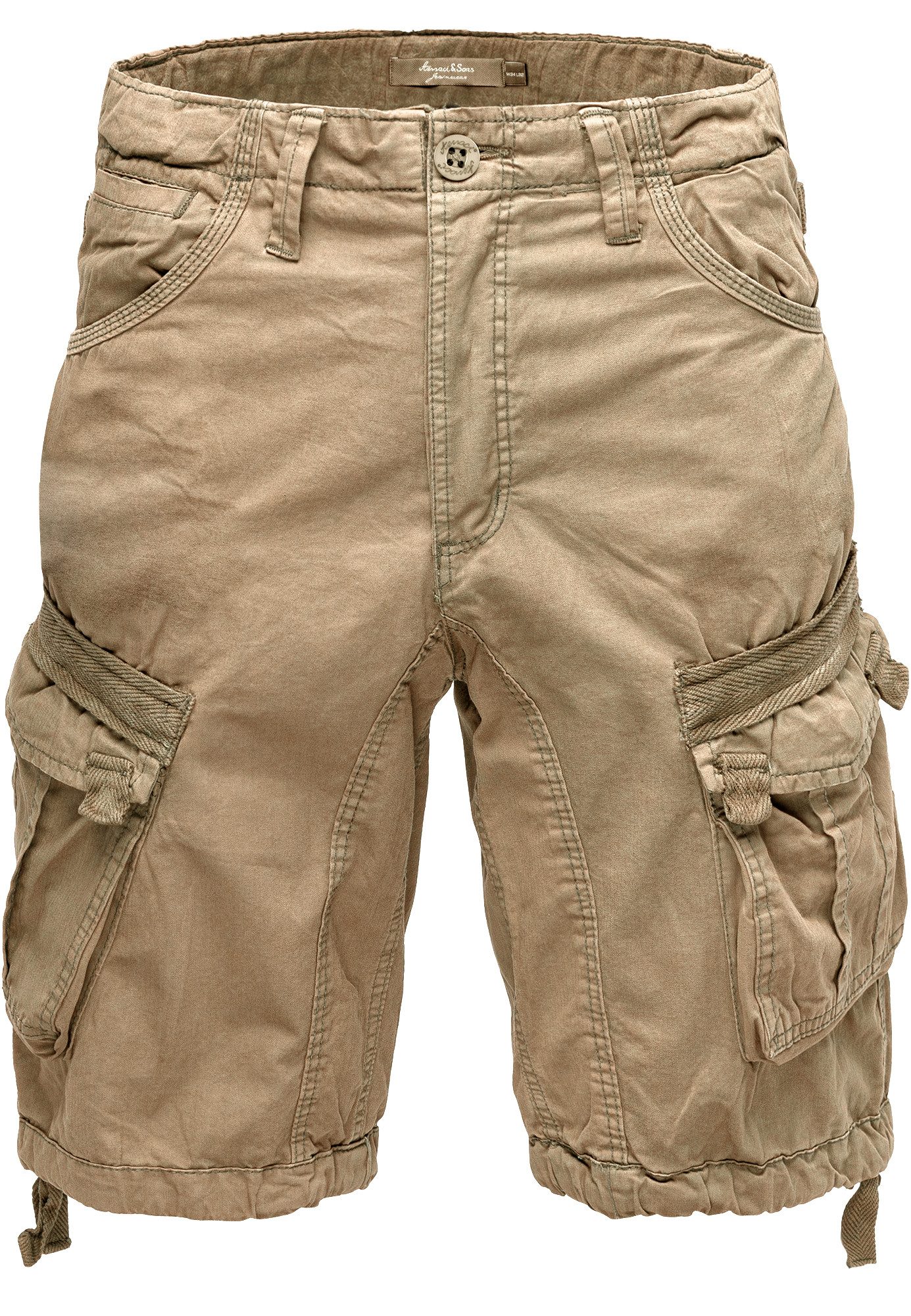 Amaci&Sons Cargoshorts LACKAWANNA Cargoshorts Herren Bermuda Short Hose Reg günstig online kaufen