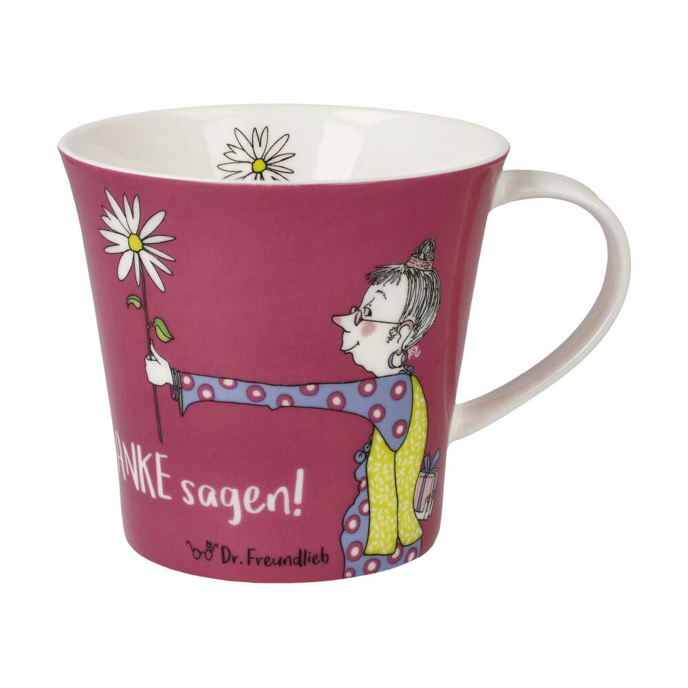 Goebel Becher Barbara Freundlieb - Danke, Fine Bone China