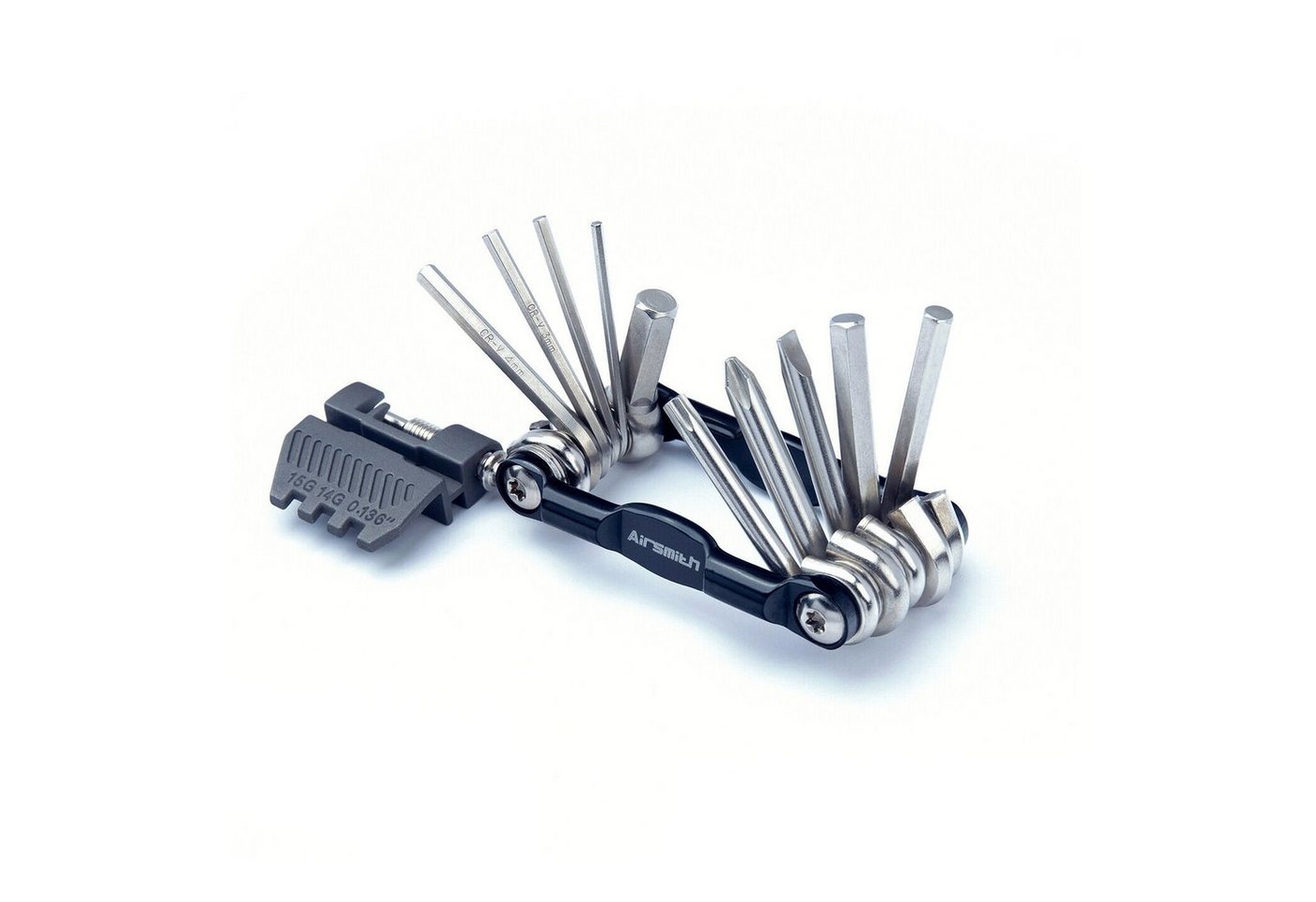 Thumbnail - Olotos Fahrradwerkzeugset Multitool 14 in 1 Fahrrad Werkzeug Multifunktionswerkzeug Reparatur, faltbar aus rostfreiem St...