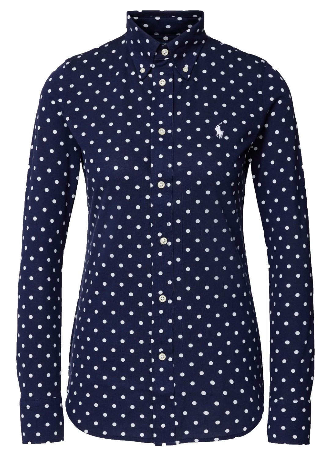 Polo Ralph Lauren Blusenshirt Damen Polka-Dot Hemdbluse „Heidi“ Souveräner, günstig online kaufen