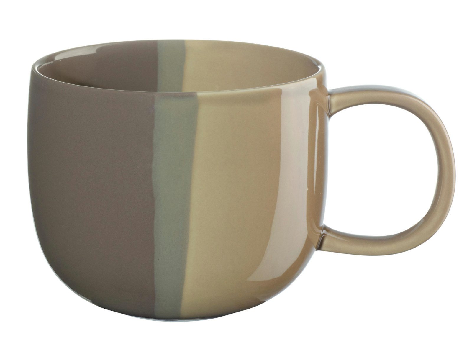 ASA SELECTION Tasse joy cocoa Henkelbecher toffee 8,5cm 0,4l, Porzellan