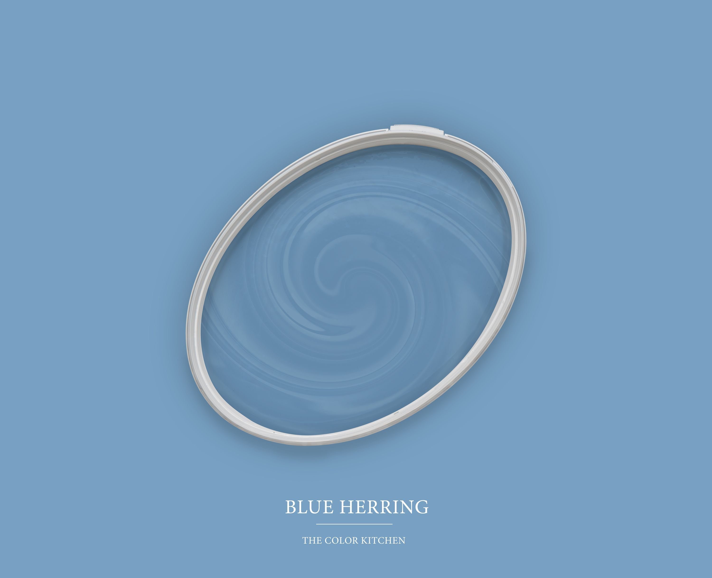 A.S. Création Wandfarbe, Wand- und Deckenfarbe Seidenmatt Innenfarbe 3004 2,5l Blue Herring