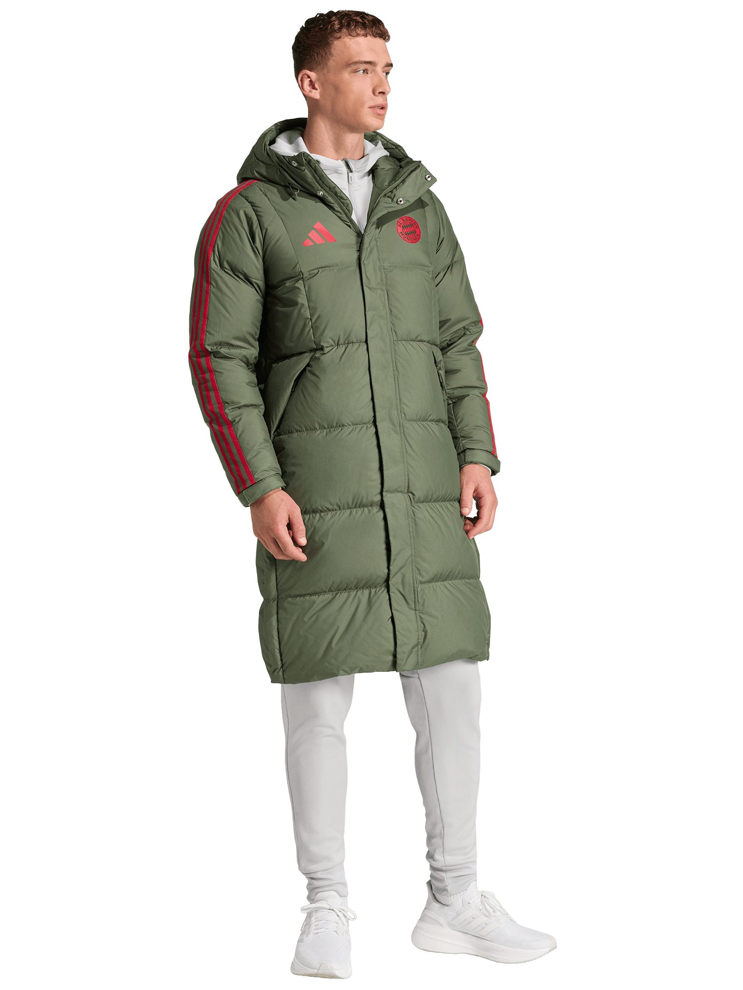 adidas Performance Outdoorjacke FC Bayern München, Mantel UCL Teamline, Herren, Grün