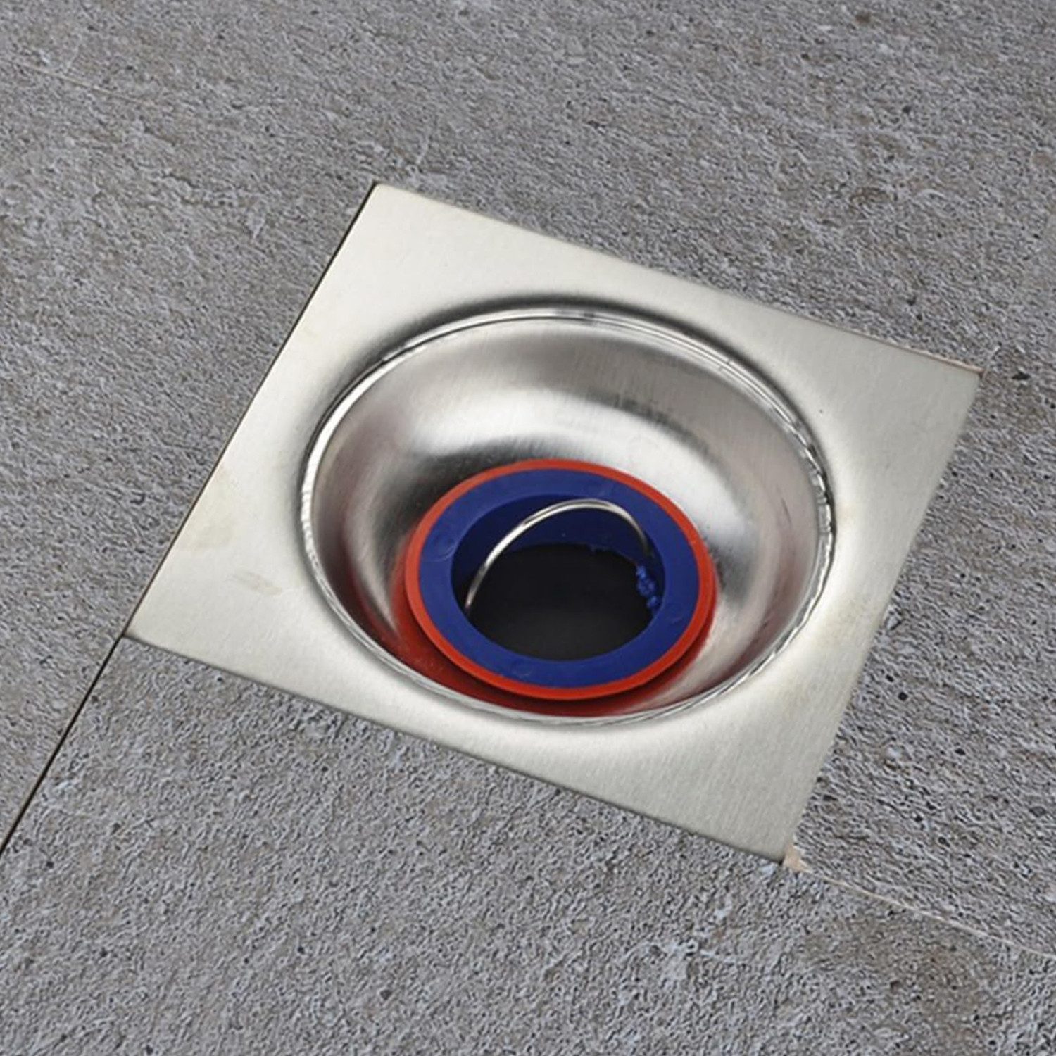 STILVORA Waschbeckenstöpsel Duschablauf Geruchsverschluss Bodenablauf Silik günstig online kaufen