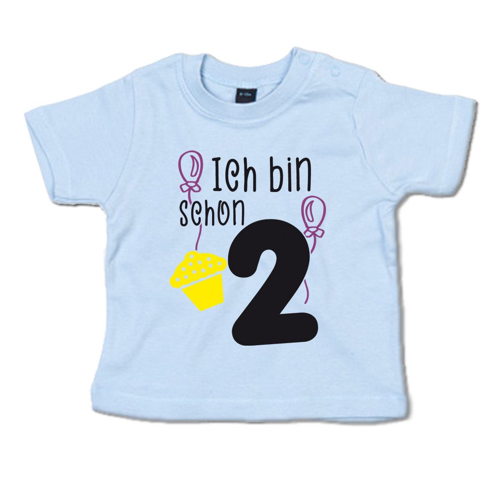 G-graphics T-Shirt Ich bin schon 2 Baby T-Shirt, mit Spruch / Sprüche / Print / Aufdruck