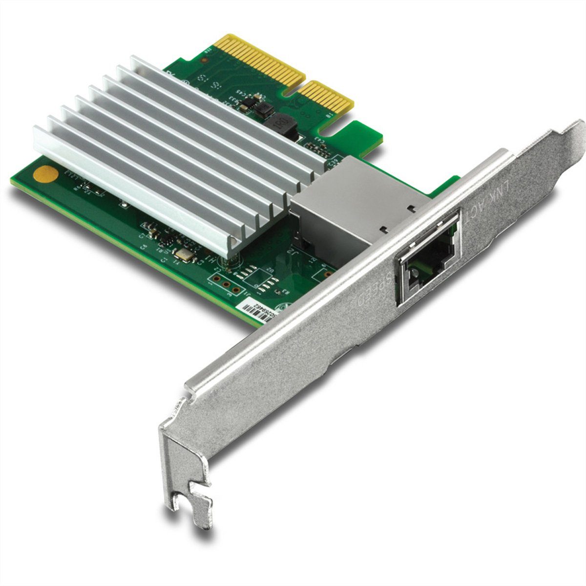Trendnet TEG-10GECTX 10 Gigabit PCIe Network Adapter Netzwerk-Adapter PCIe x4 Männlich (Stecker) zu RJ-45 Weiblich (Buchse)