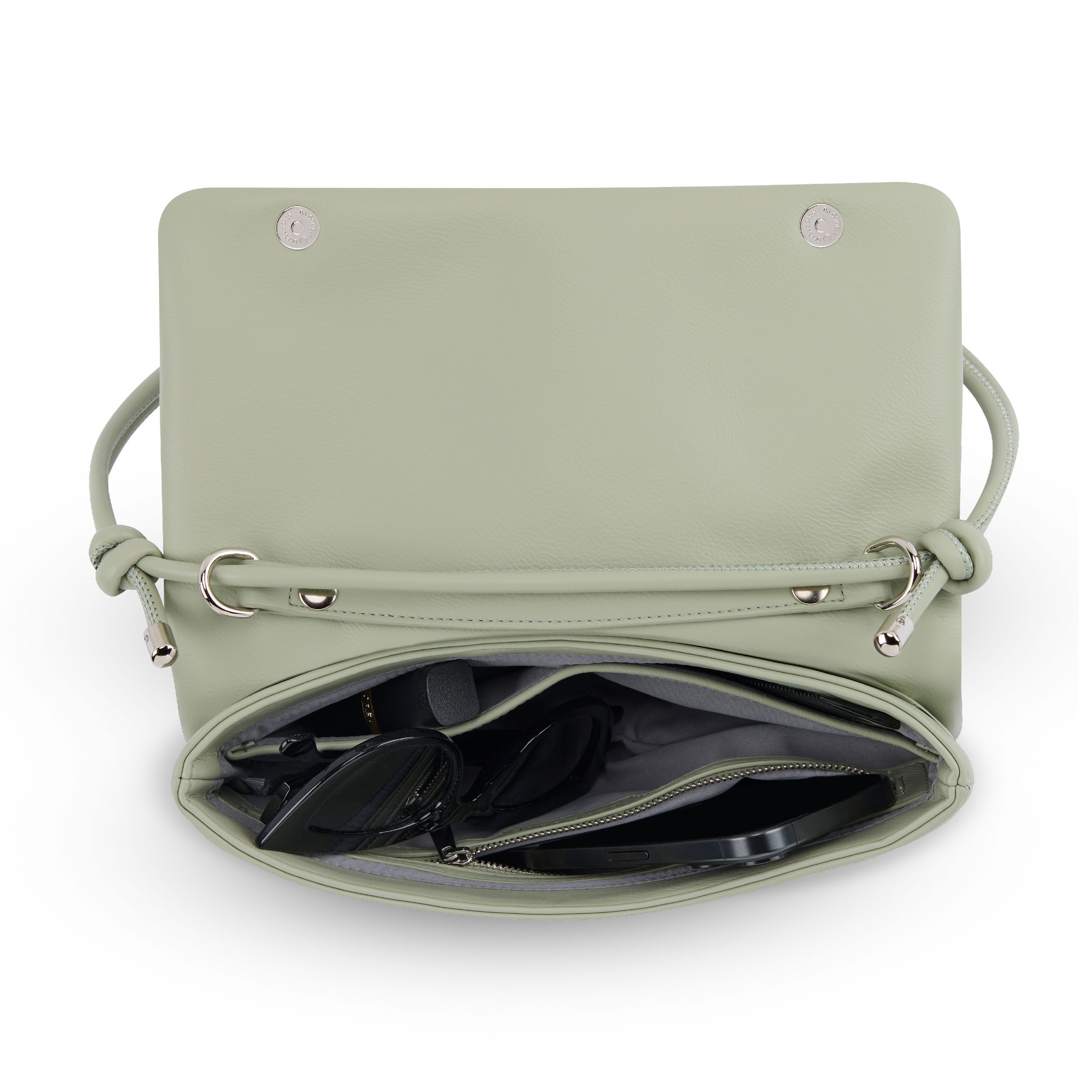 Expatrié Umhängetasche Juliette 2in1 Clutch und Umhängetasche Damen, 2-in-1 Umhängetasche und Clutch, Abnehmbarer Gurt