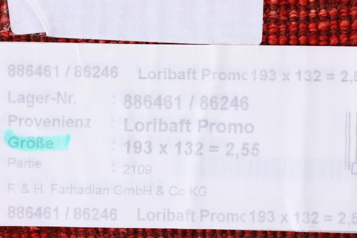 12 mm rechteckig, Gabbeh Moderner, Atash Höhe: Handgeknüpfter 131x192 Orientteppich Trading, Perser Loribaft Nain