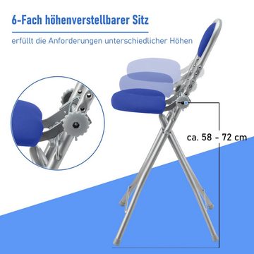 Ribelli Stuhl Bügelstehhilfe, blau