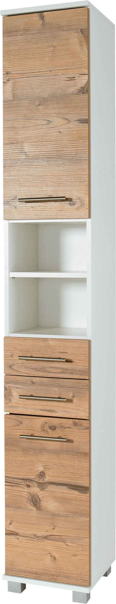 Schildmeyer Hochschrank Palermo Breite 30 cm, verstellbare Einlegeböden, 2 Schubkästen & 2 Türen